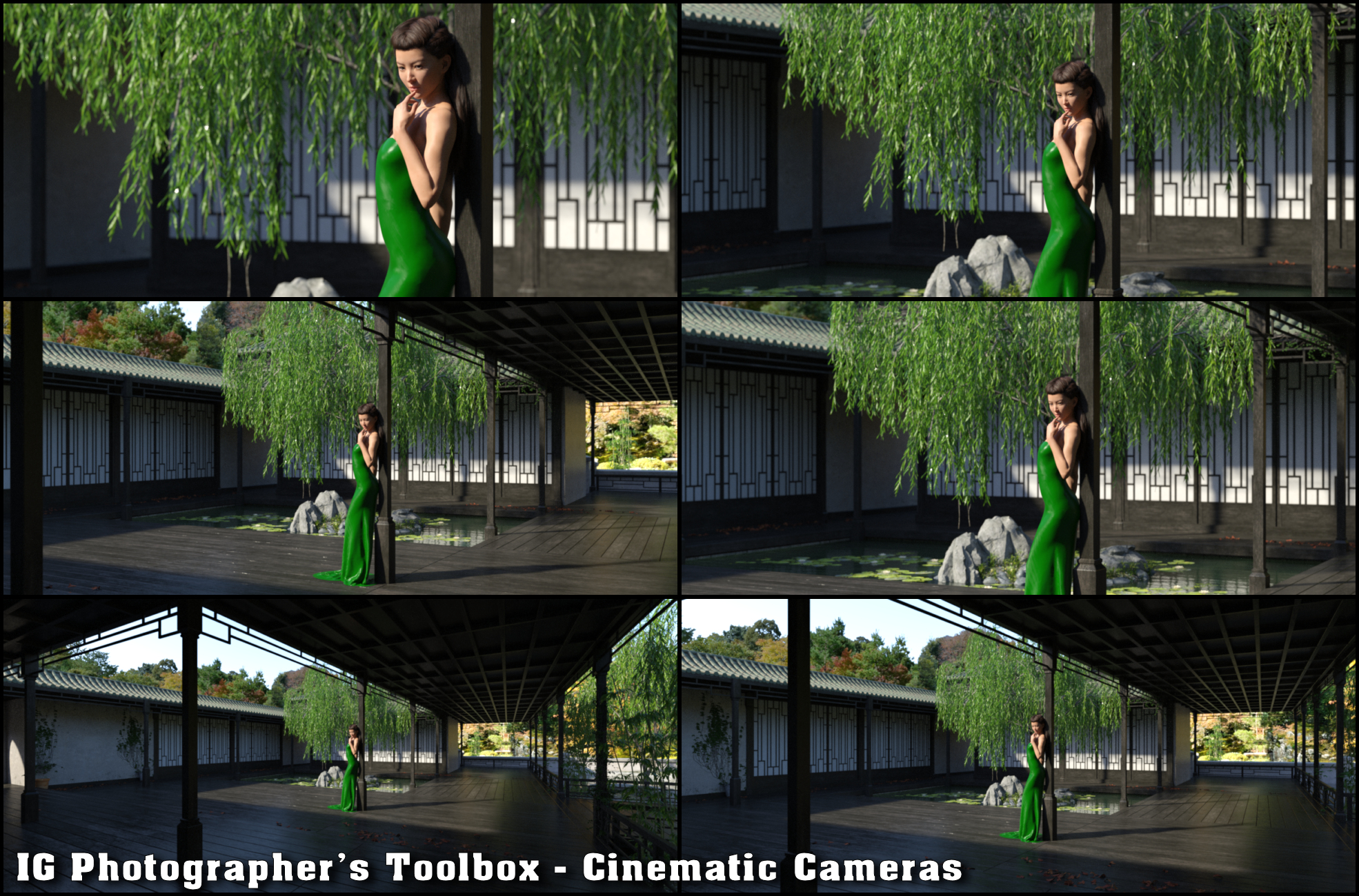 IG Photographer's Toolbox: Cinematic Cameras by: IDG DesignsInaneGlory, 3D Models by Daz 3D