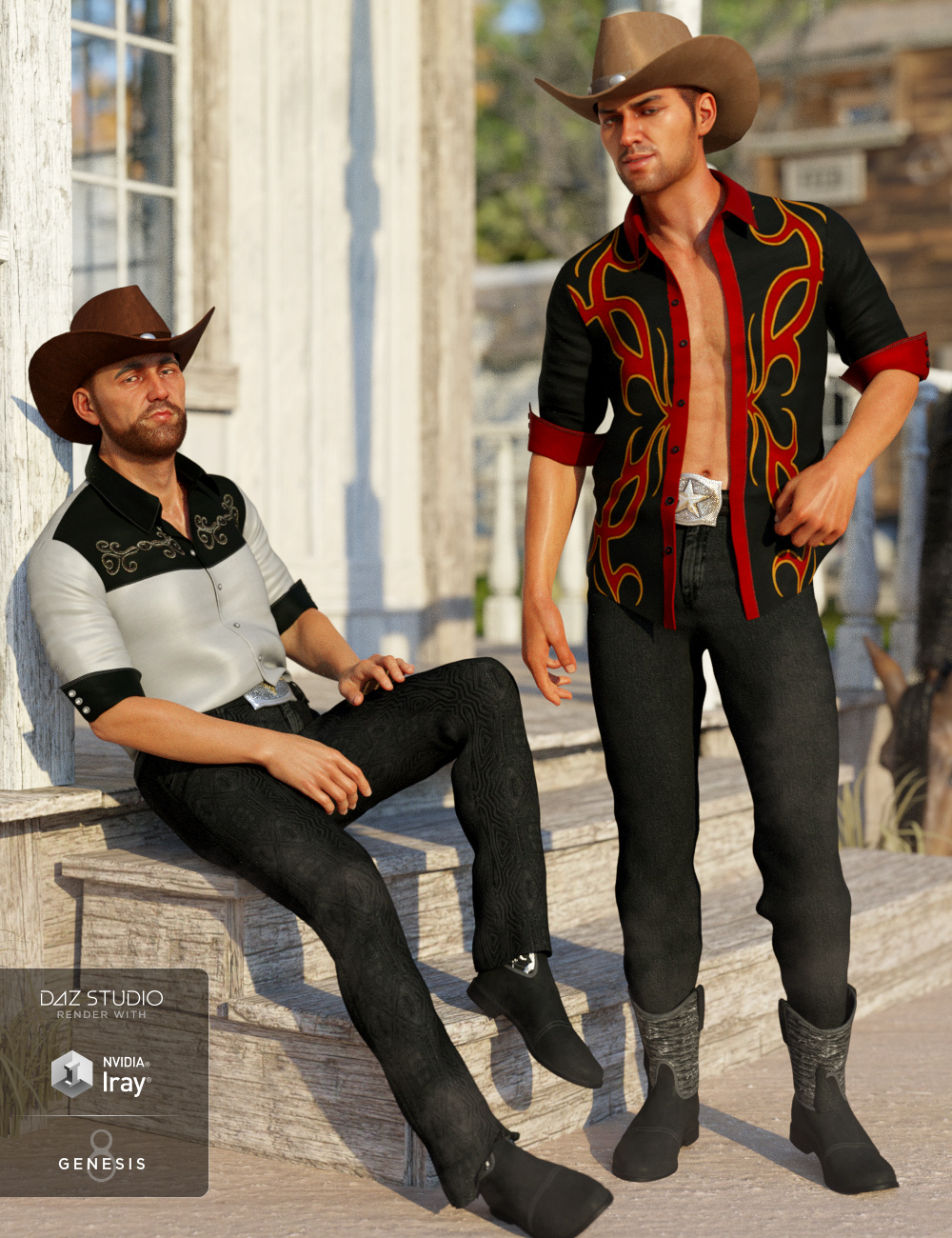 dForce Caballero Outfit Textures by: OziChick, 3D Models by Daz 3D