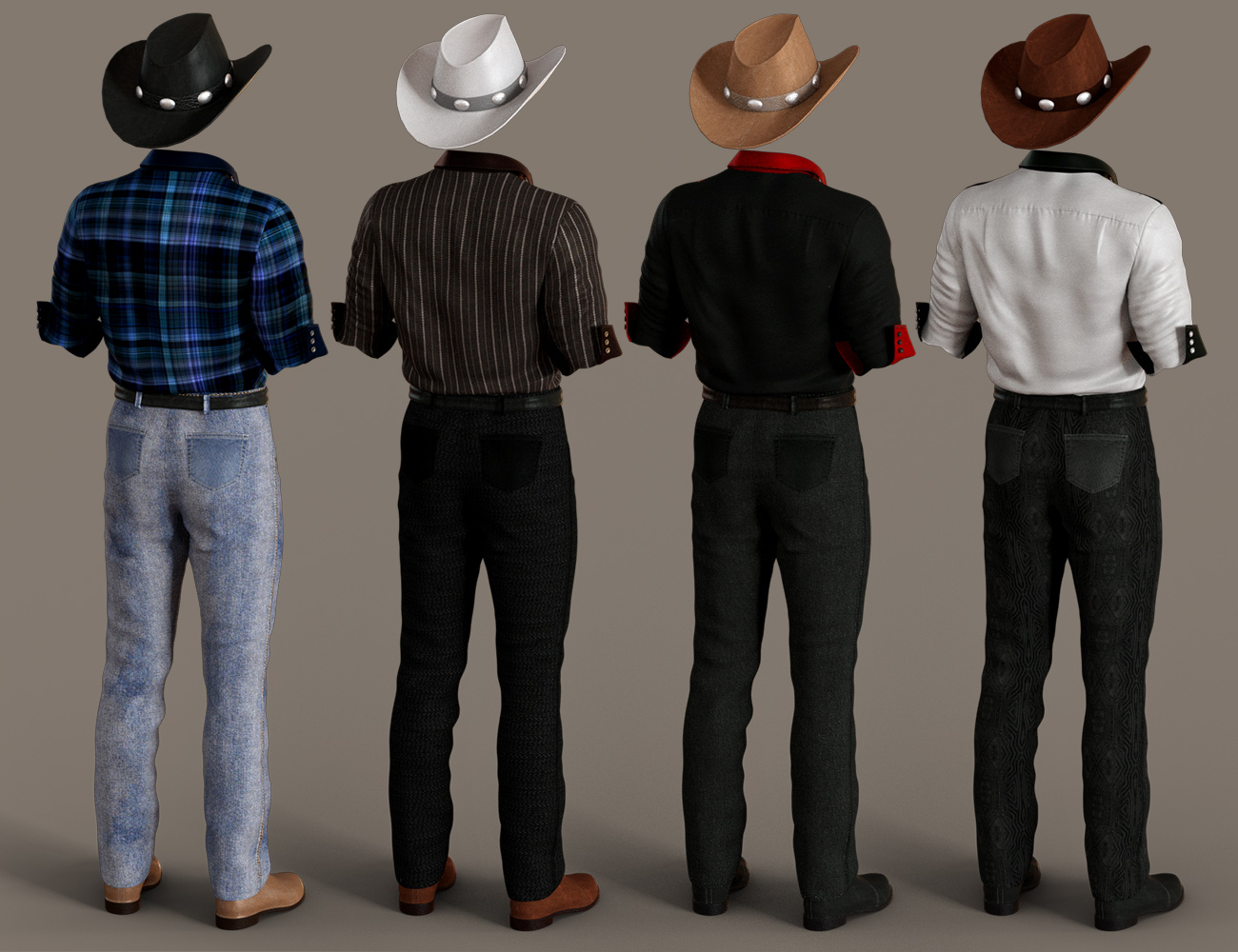 dForce Caballero Outfit Textures dForce Caballero Outfit Textures by: OziChick, 3D Models by Daz 3D