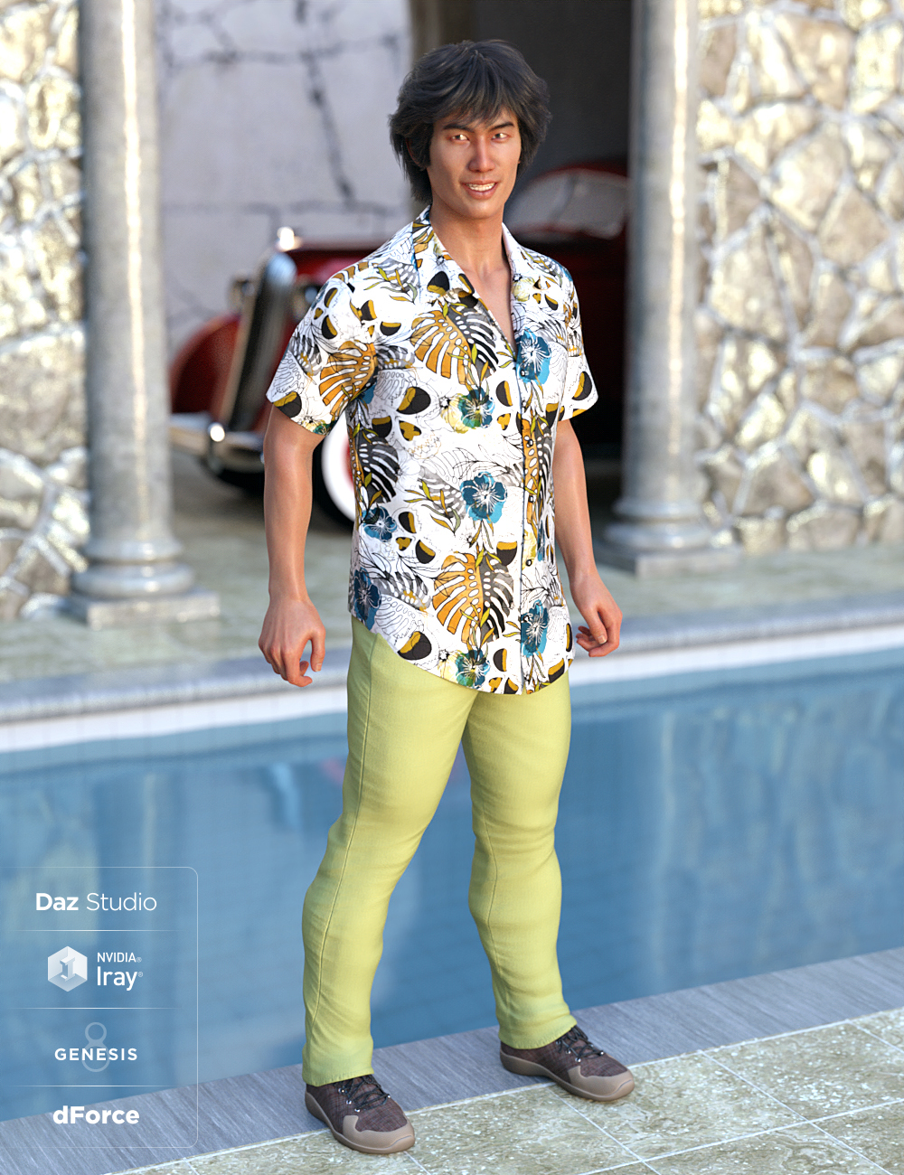 dForce Party Oahu Outfit Textures dForce Party Oahu Outfit Textures by: Moonscape GraphicsSade, 3D Models by Daz 3D