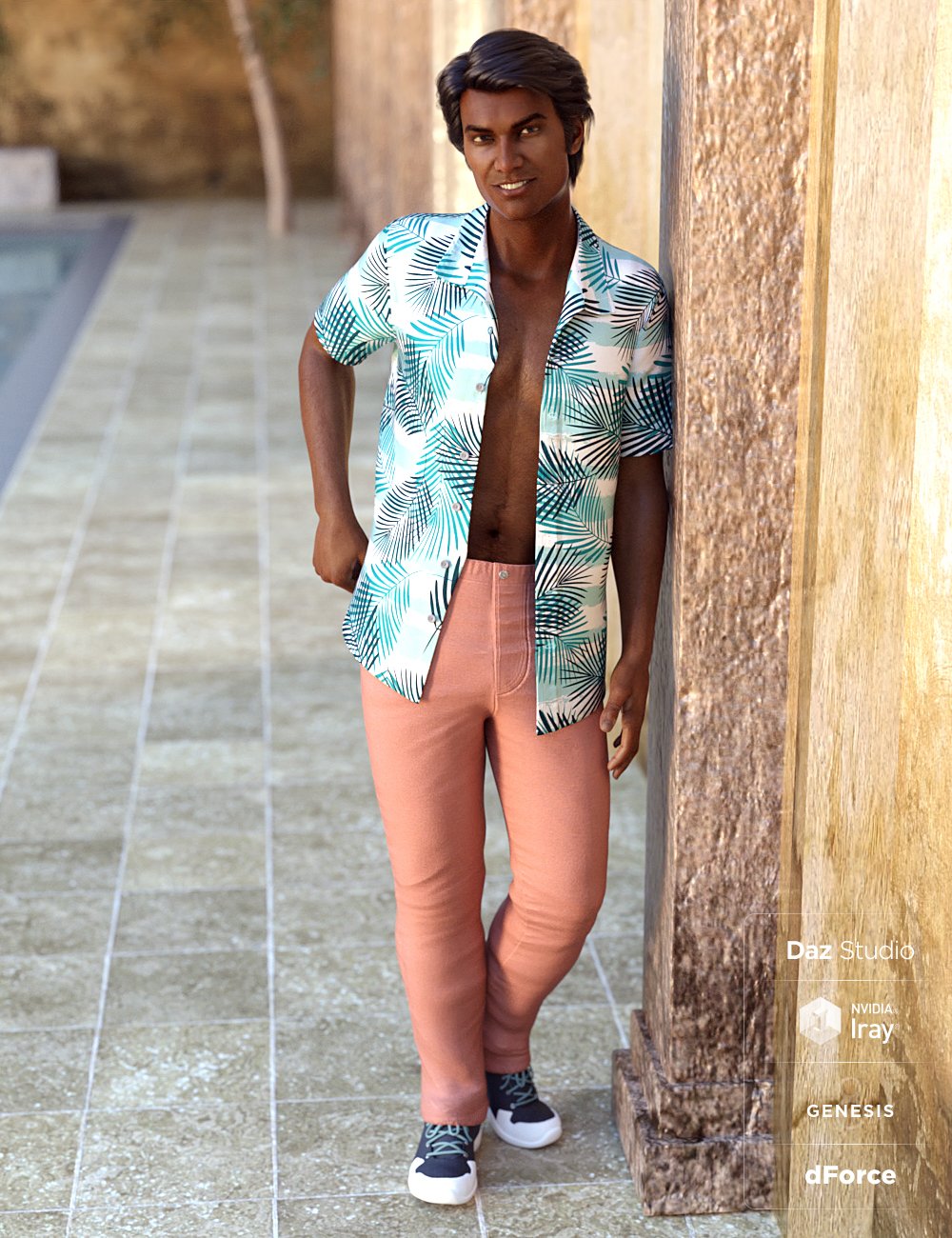 dForce Party Oahu Outfit Textures dForce Party Oahu Outfit Textures by: Moonscape GraphicsSade, 3D Models by Daz 3D