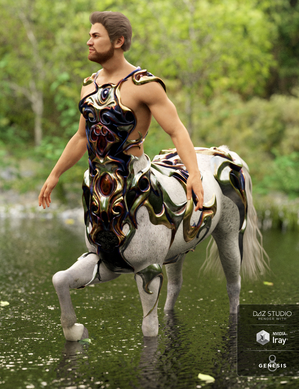 Forest Marauder Outfit Textures by: Moonscape GraphicsSade, 3D Models by Daz 3D