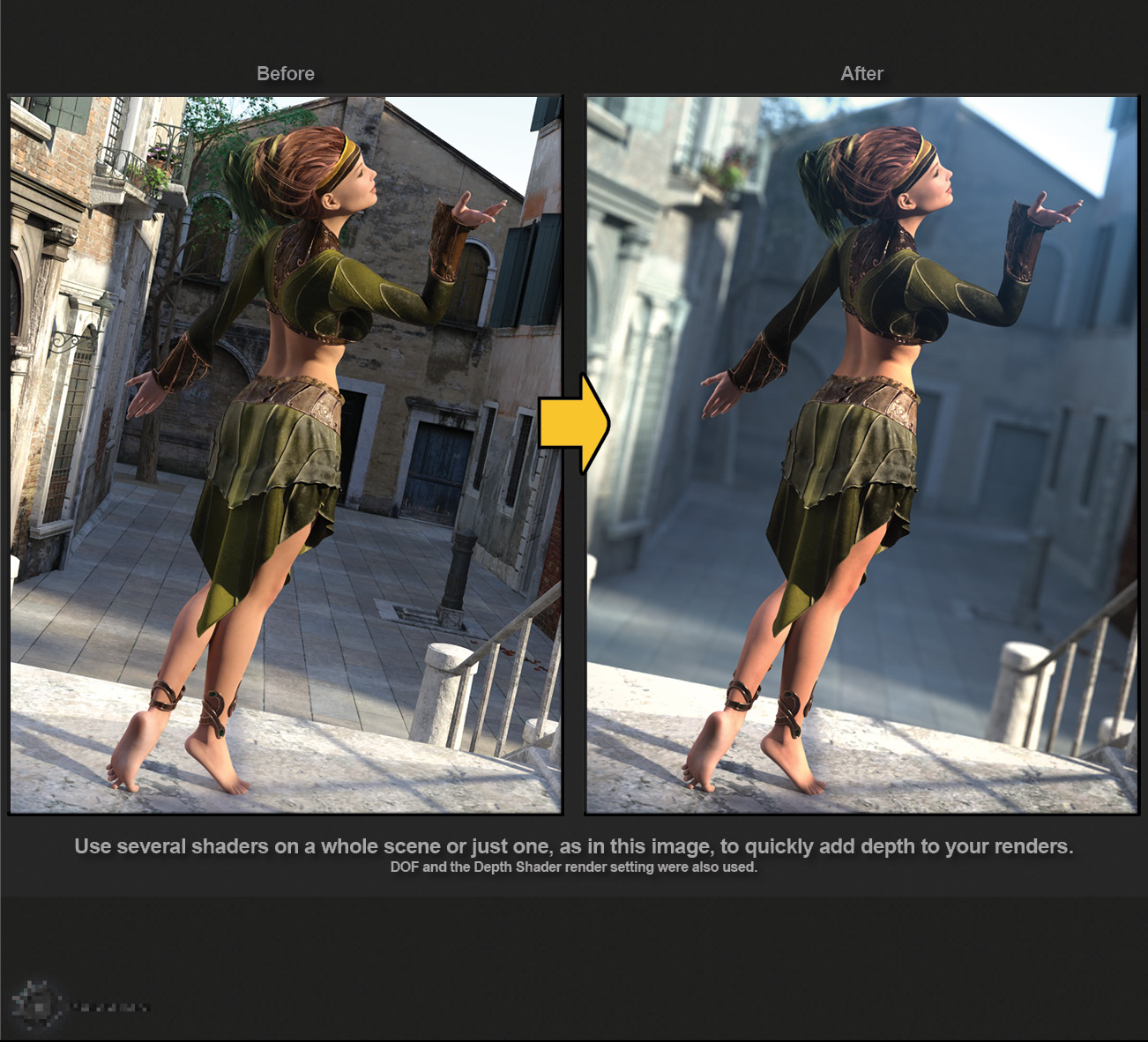Depth Shaders Depth Shaders by: Marshian, 3D Models by Daz 3D