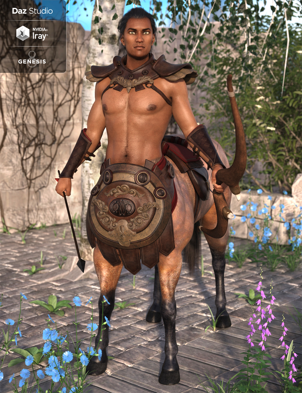 Centaurian Outfit for Genesis 8 Male Centaur by: Mada, 3D Models by Daz 3D