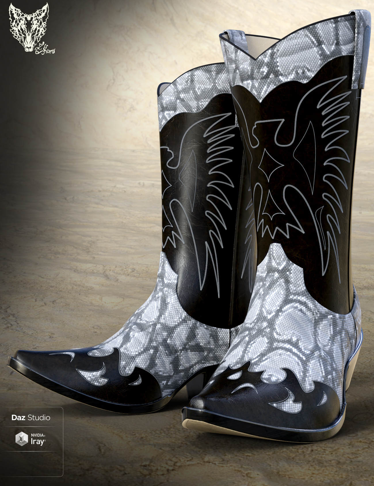 ZK Country Boots for Genesis 3 and 8 Male(s) ZK Country Boots for Genesis 3 and 8 Male(s) by: ZKuro, 3D Models by Daz 3D