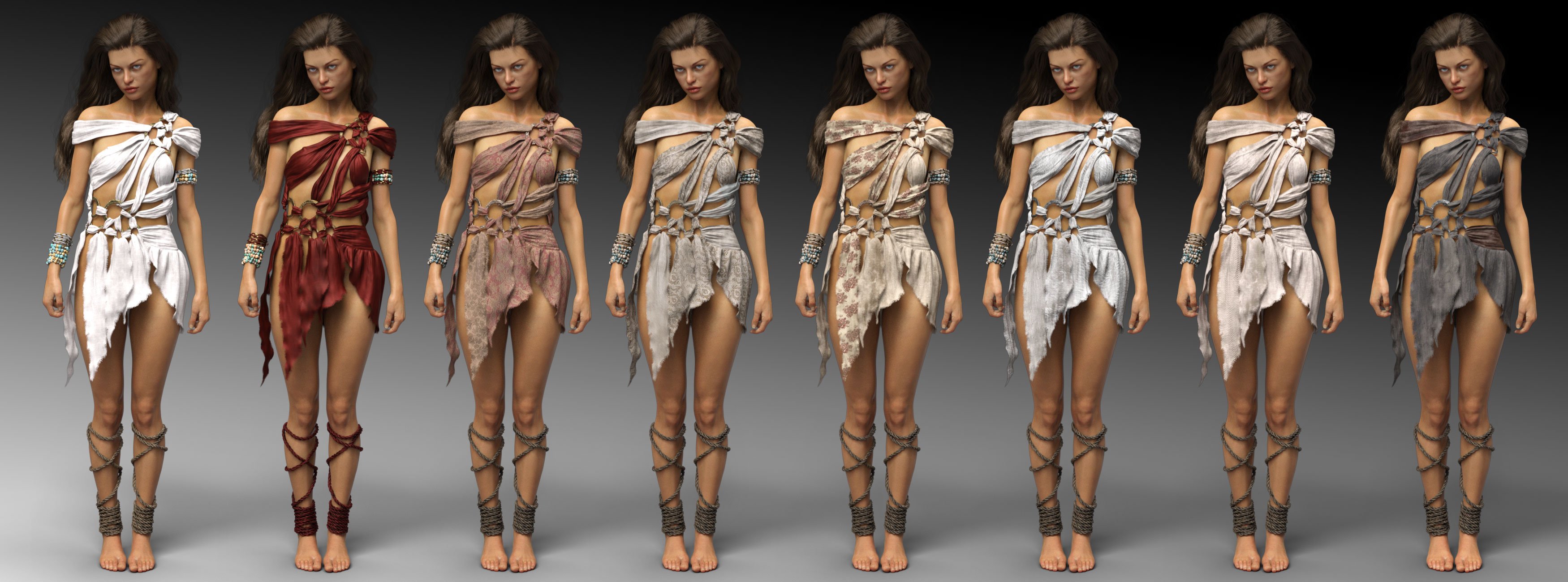 dForce Lost Lagoon Outfit for Genesis 8 Female(s) by: Linday, 3D Models by Daz 3D