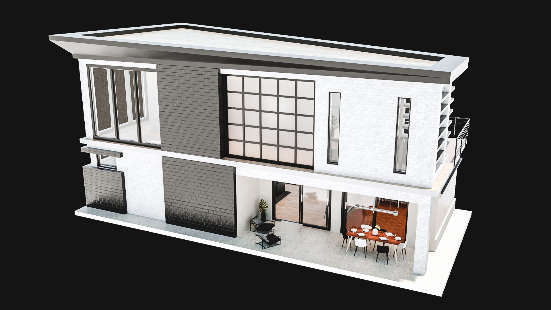 Modern Leisure House by: Tesla3dCorp, 3D Models by Daz 3D