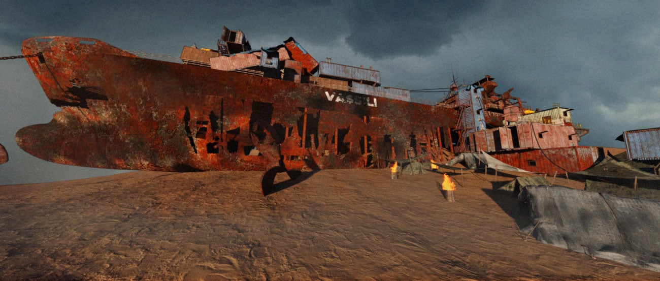 Shipwreck Survivors Camp Shipwreck Survivors Camp by: Ansiko, 3D Models by Daz 3D