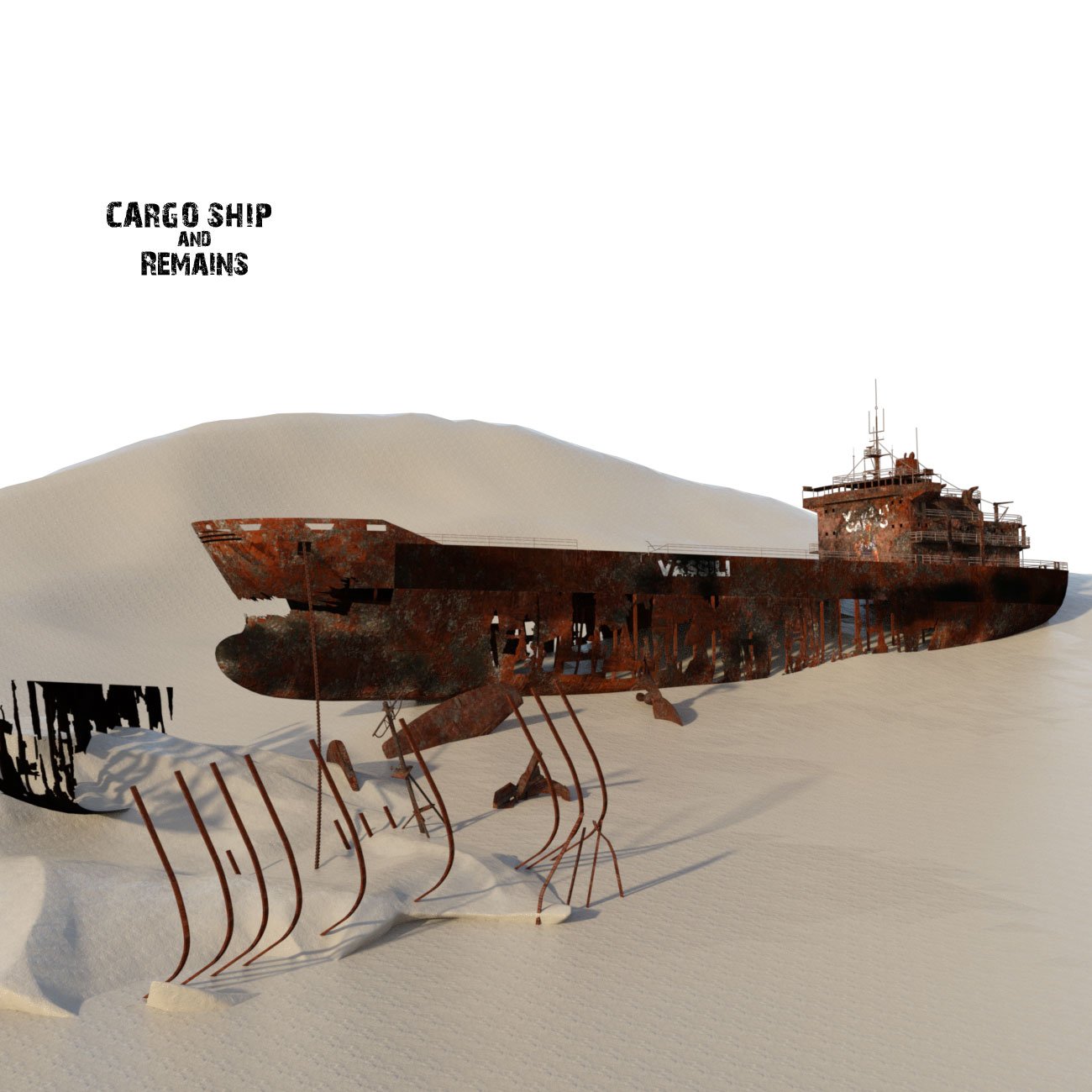 Shipwreck Survivors Camp by: Ansiko, 3D Models by Daz 3D