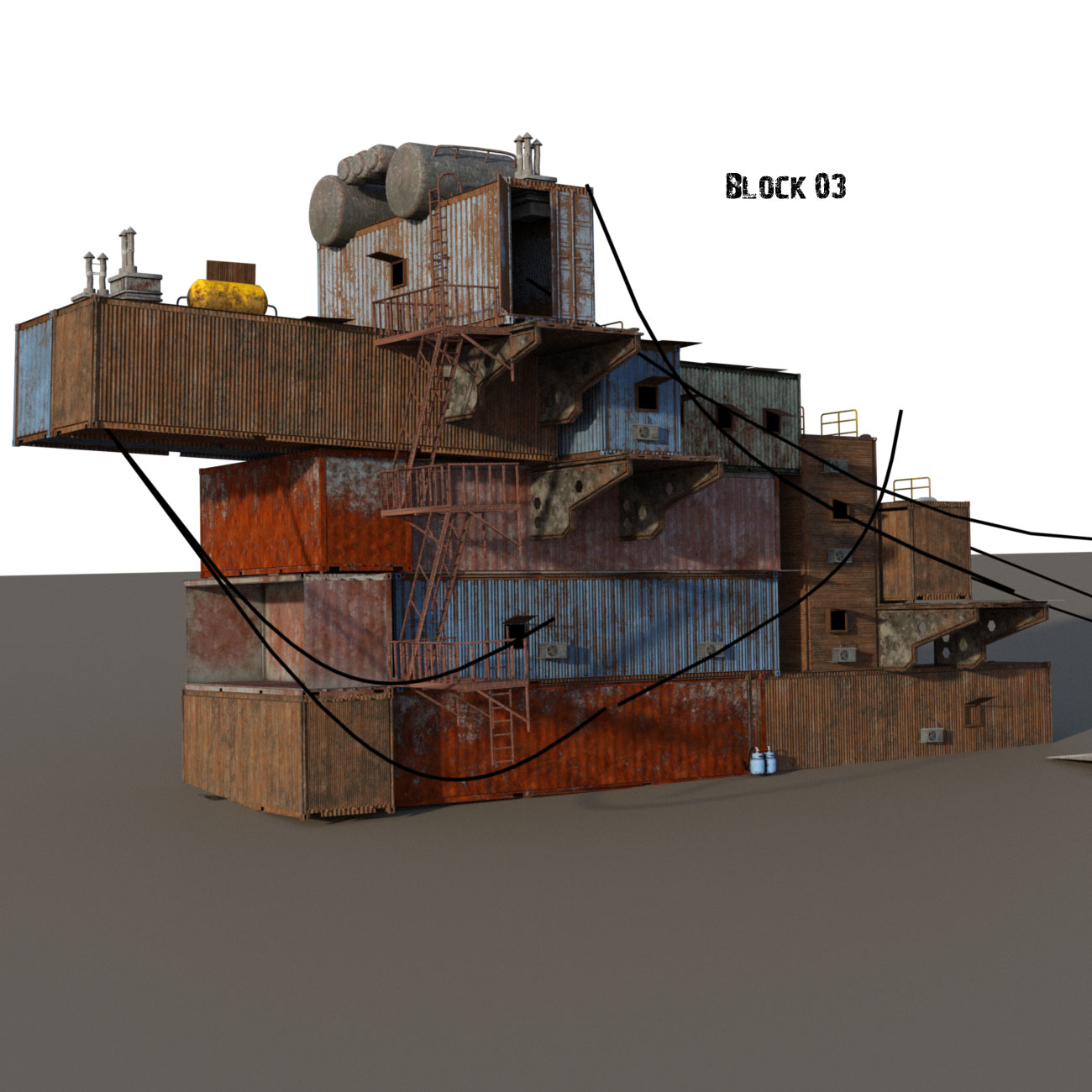 Shipwreck Survivors Camp by: Ansiko, 3D Models by Daz 3D