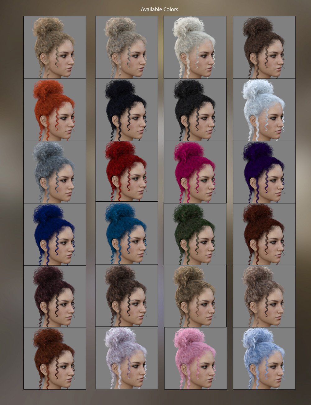MRL dForce Curly Bun for Genesis 8 Female(s) MRL dForce Curly Bun for Genesis 8 Female(s) by: Mihrelle, 3D Models by Daz 3D