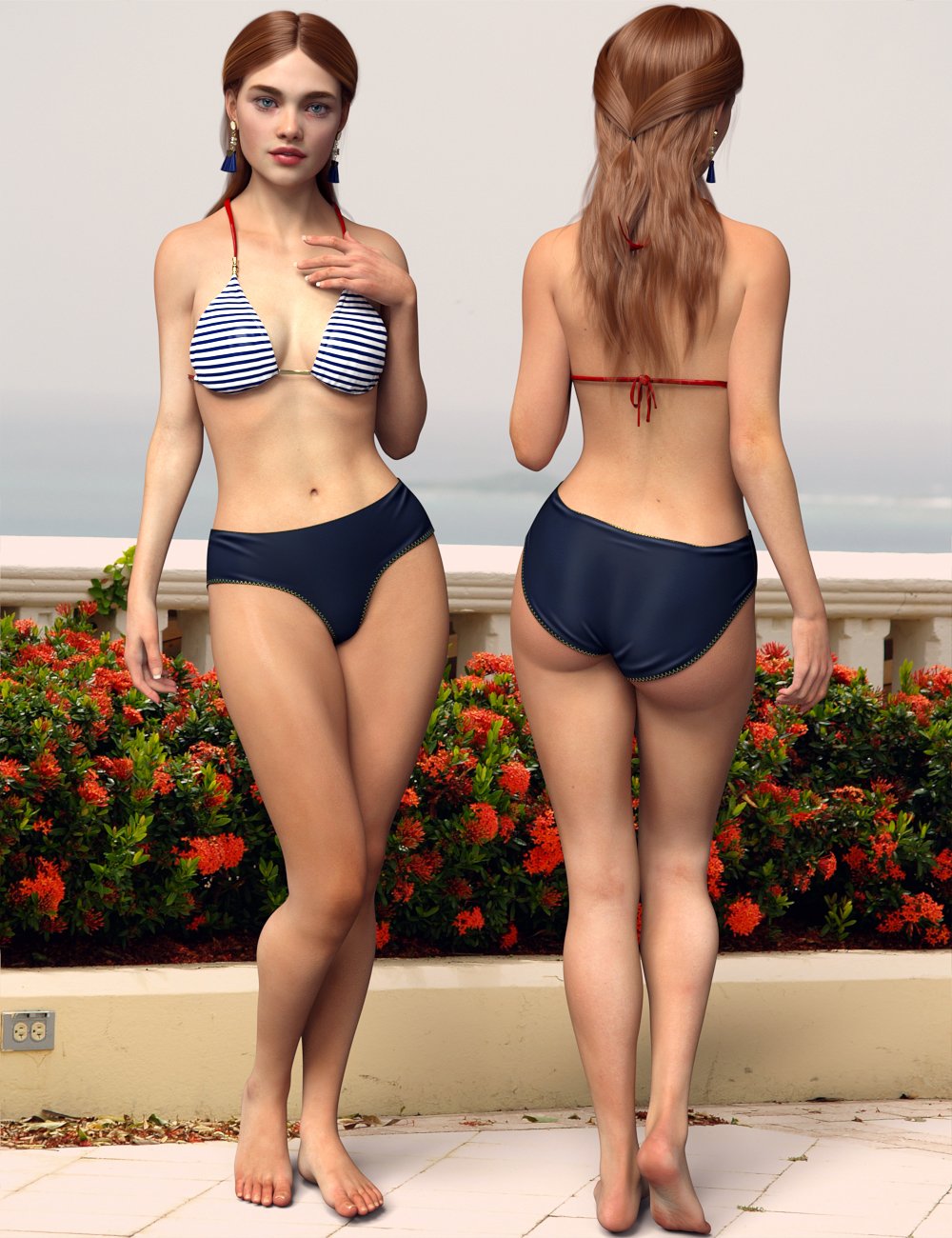 Nikolina for Genesis 8 Female by: Virtual_World, 3D Models by Daz 3D