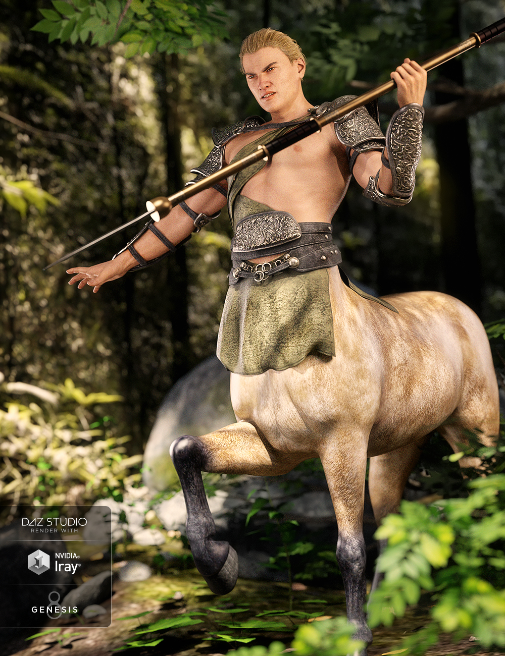 dForce Dimeros Outfit for Centaur 8 Male(s) by: Barbara BrundonMoonscape GraphicsSadeUmblefugly, 3D Models by Daz 3D