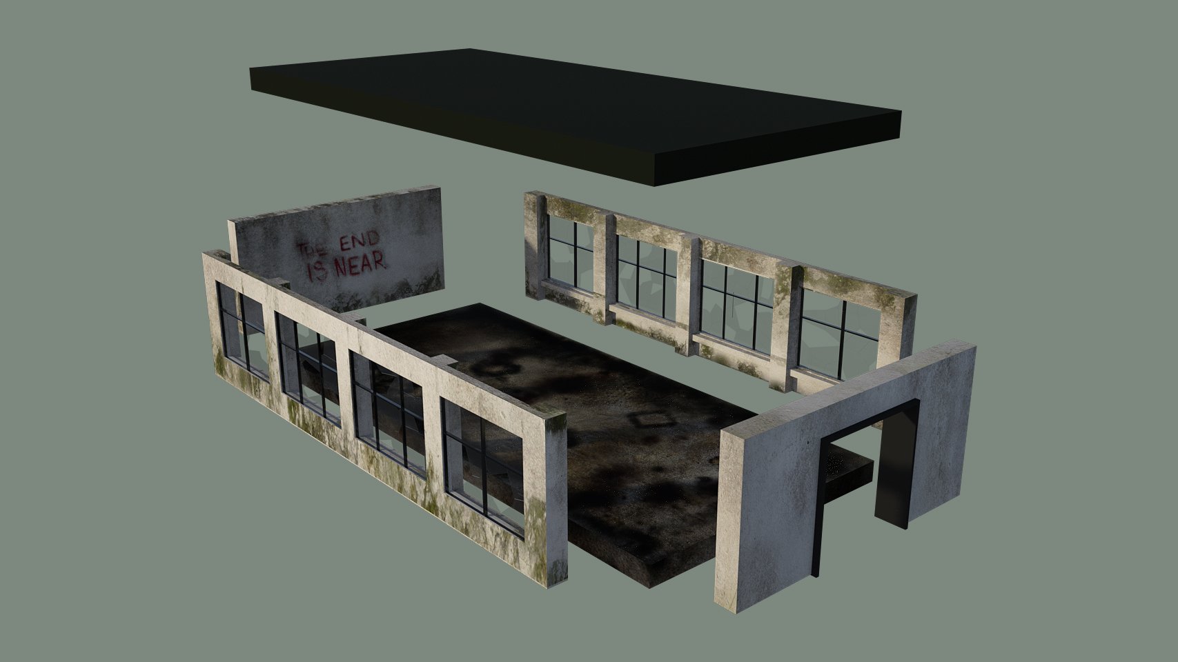 Abandoned Hospital Room Abandoned Hospital Room by: PerspectX, 3D Models by Daz 3D