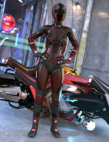 Scifi Angel Racer for Genesis 8 Female(s) by: ArienNikisatez, 3D Models by Daz 3D