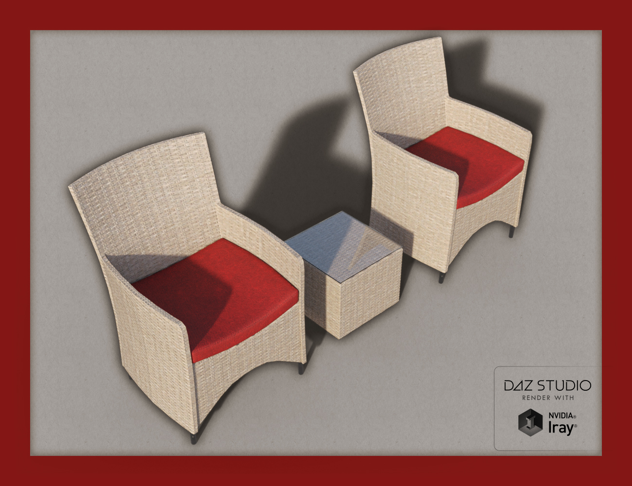 Contemporary Garden Furniture Set 02 by: David BrinnenForbiddenWhispers, 3D Models by Daz 3D