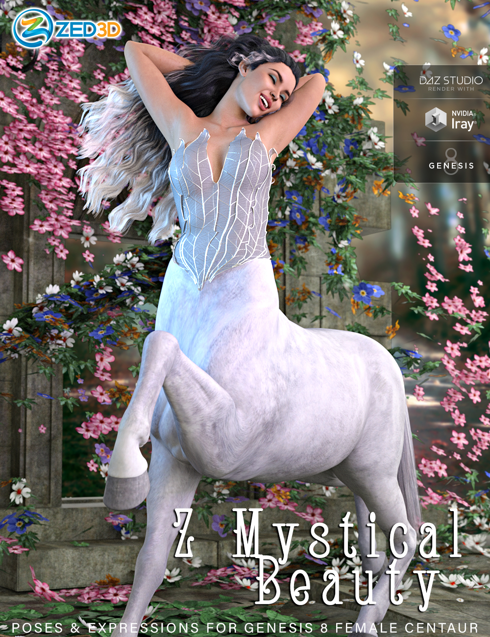 Z Mystical Beauty Poses for Genesis 8 Female Centaur