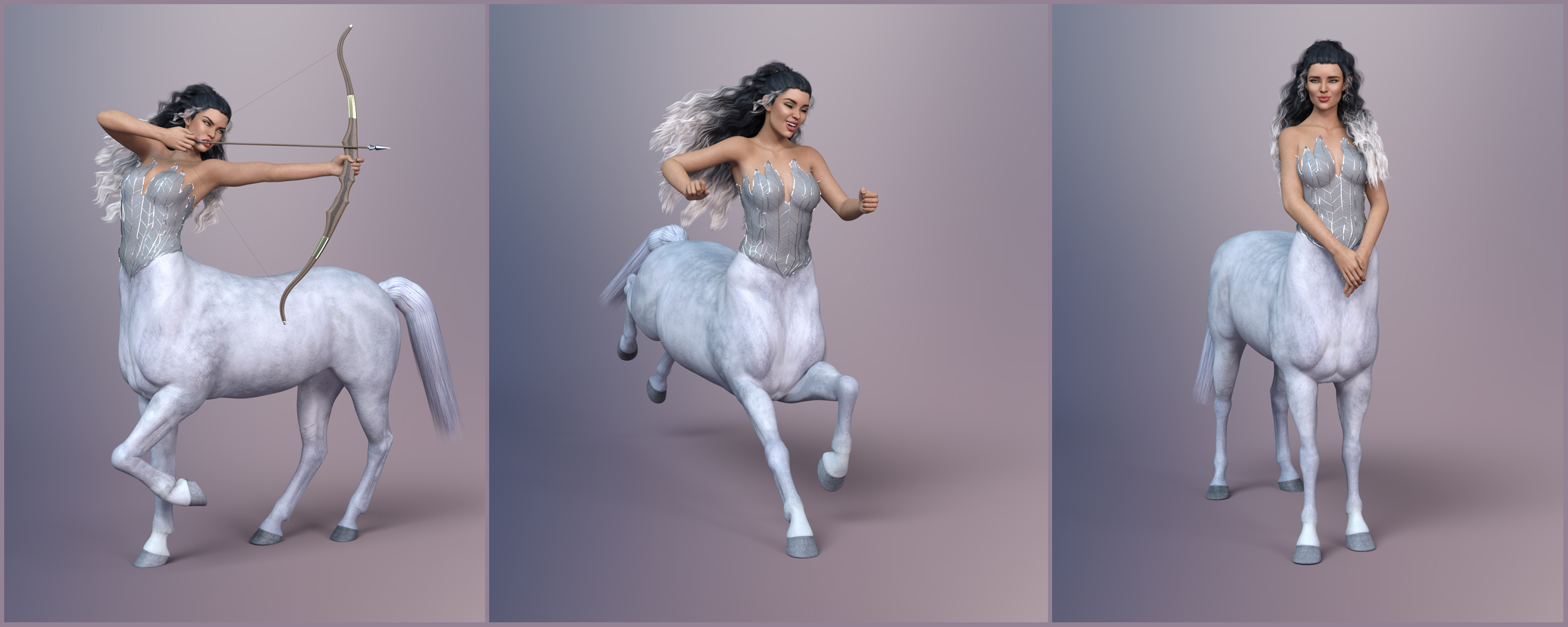 Z Mystical Beauty Poses for Genesis 8 Female Centaur by: Zeddicuss, 3D Models by Daz 3D