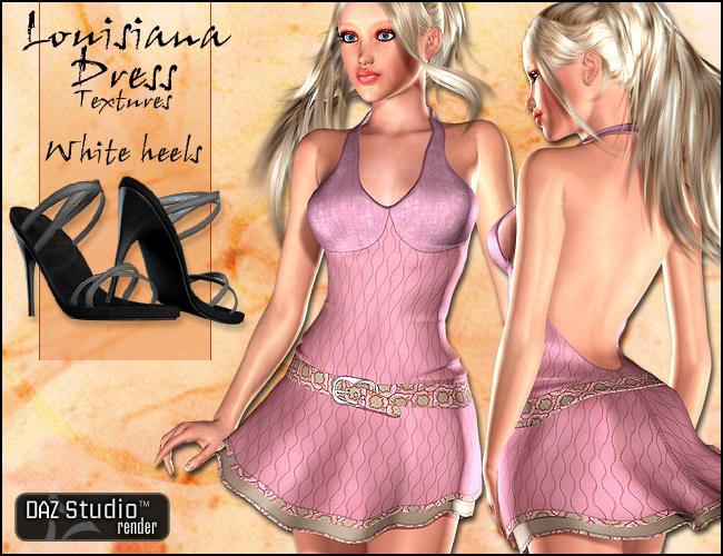 Louisiana Dress Textures Louisiana Dress Textures by: outoftouch, 3D Models by Daz 3D