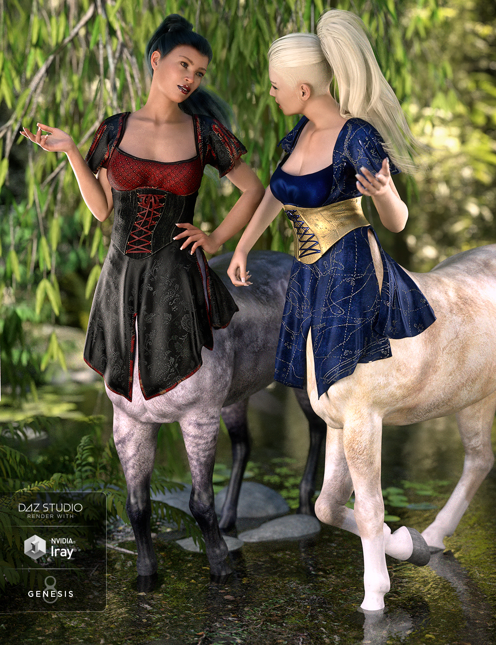 dForce Willow Outfit Textures by: Anna Benjamin, 3D Models by Daz 3D