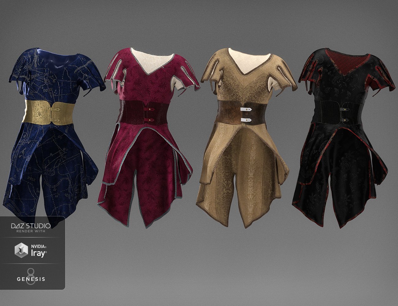 dForce Willow Outfit Textures dForce Willow Outfit Textures by: Anna Benjamin, 3D Models by Daz 3D