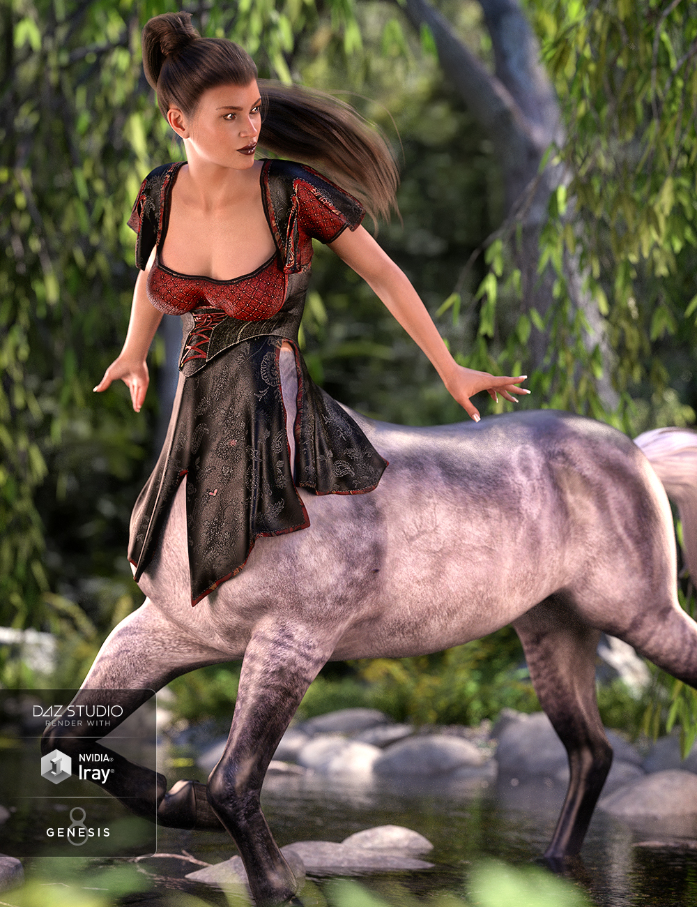 dForce Willow Outfit Textures by: Anna Benjamin, 3D Models by Daz 3D