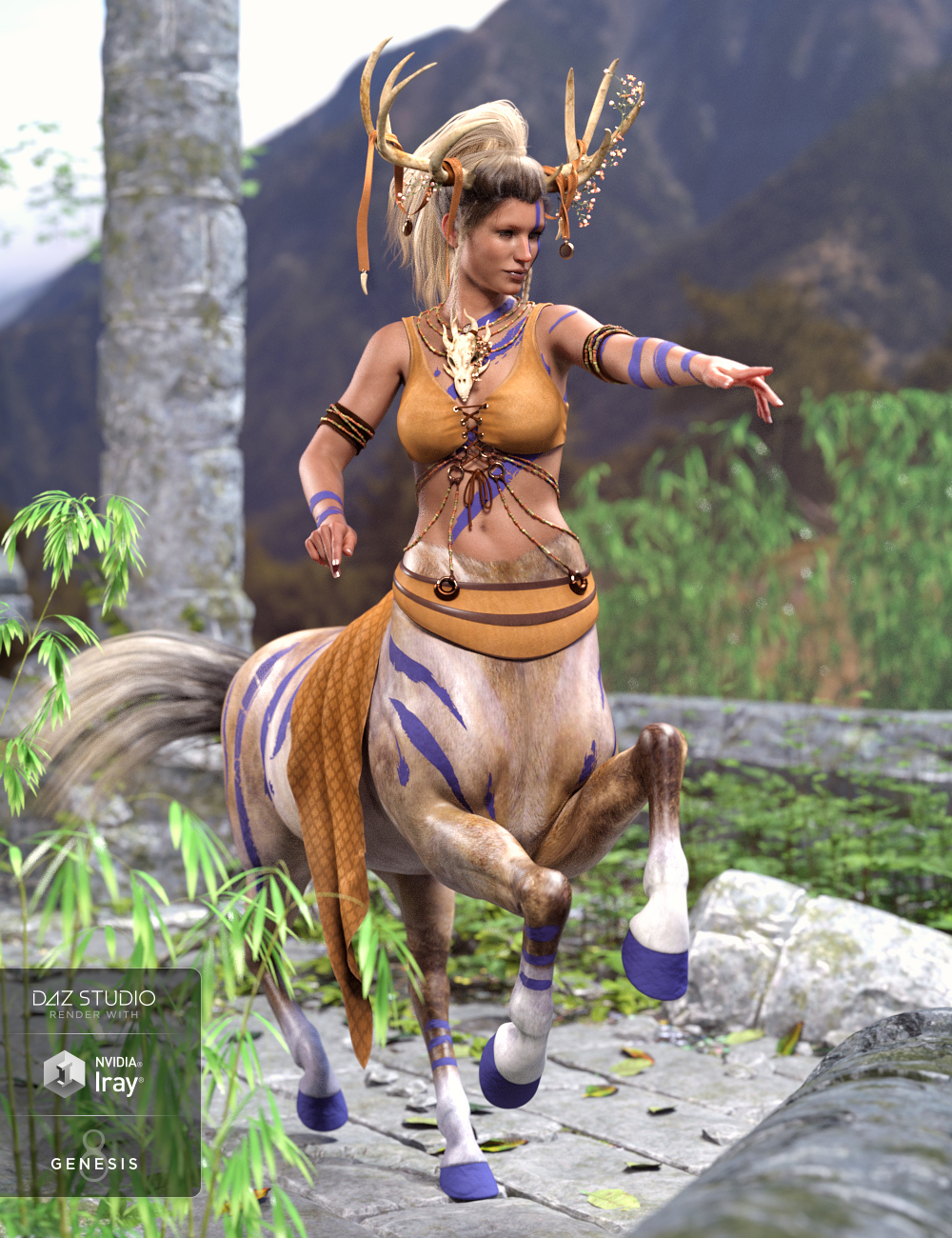 Centaur Grove Outfit Textures by: Arien, 3D Models by Daz 3D