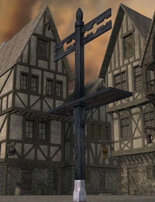 The Pillory The Pillory by: Ness Period Reproductions, 3D Models by Daz 3D
