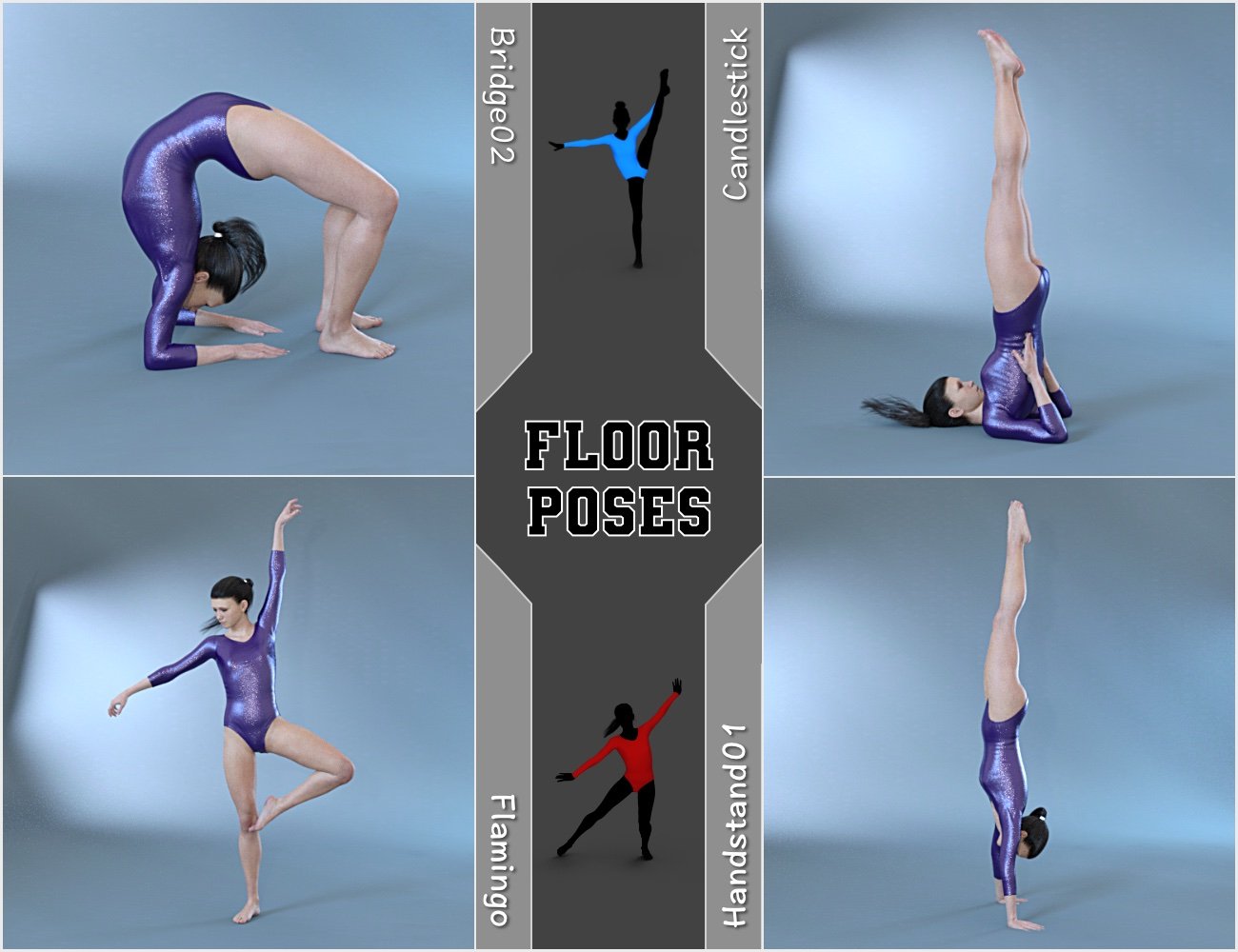 Limber - Gymnastic Poses for Genesis 8 Female Limber - Gymnastic Poses for Genesis 8 Female by: NewGuy, 3D Models by Daz 3D