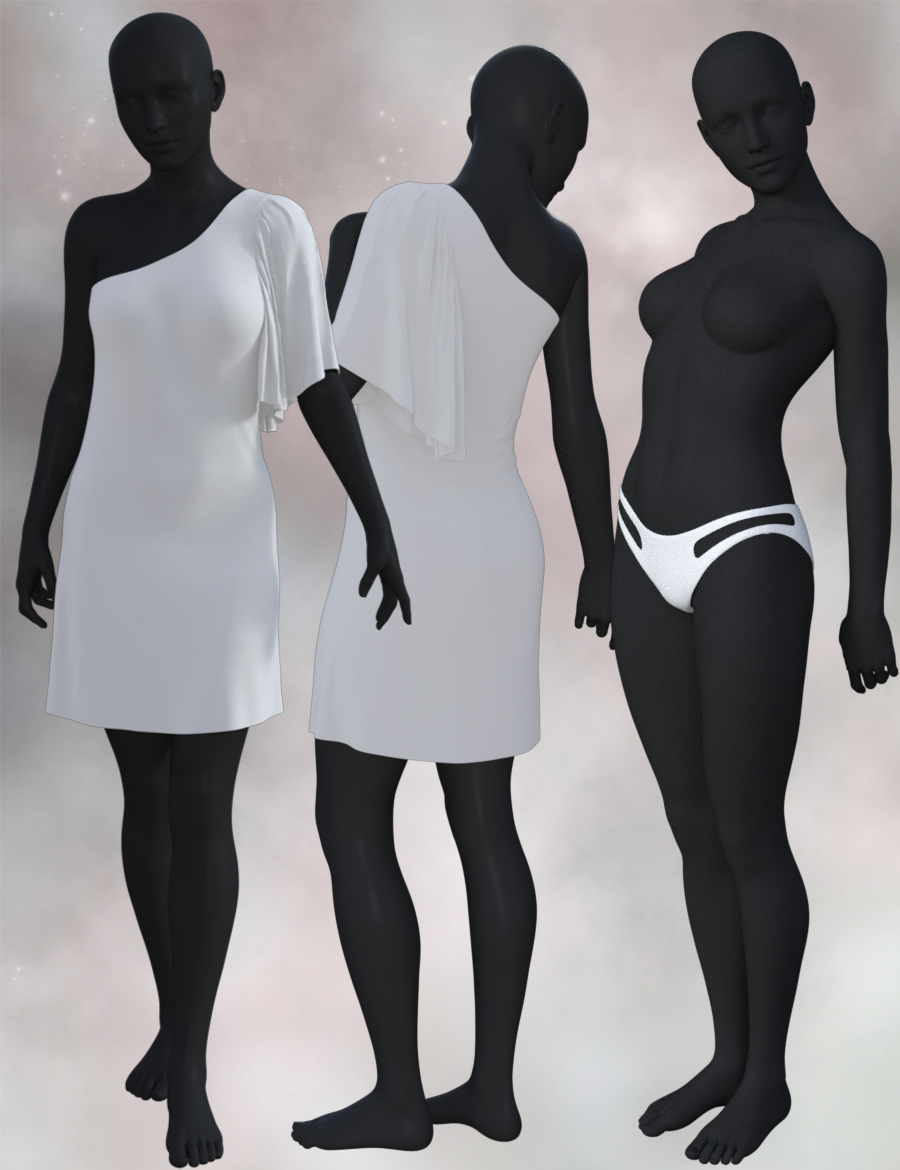 dForce Olivia Dress for Genesis 8 Female(s) by: PandyGirl, 3D Models by Daz 3D