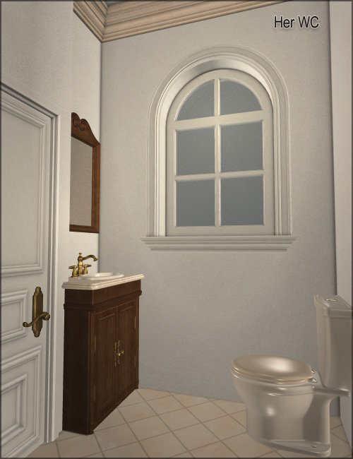 Dream Home: Master Bathroom Fixtures by: , 3D Models by Daz 3D