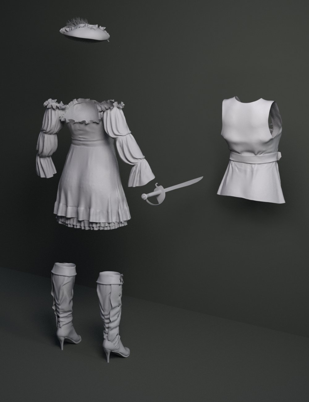 dForce Corsair Wench for Genesis 8 Female(s) dForce Corsair Wench for Genesis 8 Female(s) by: Toyen, 3D Models by Daz 3D