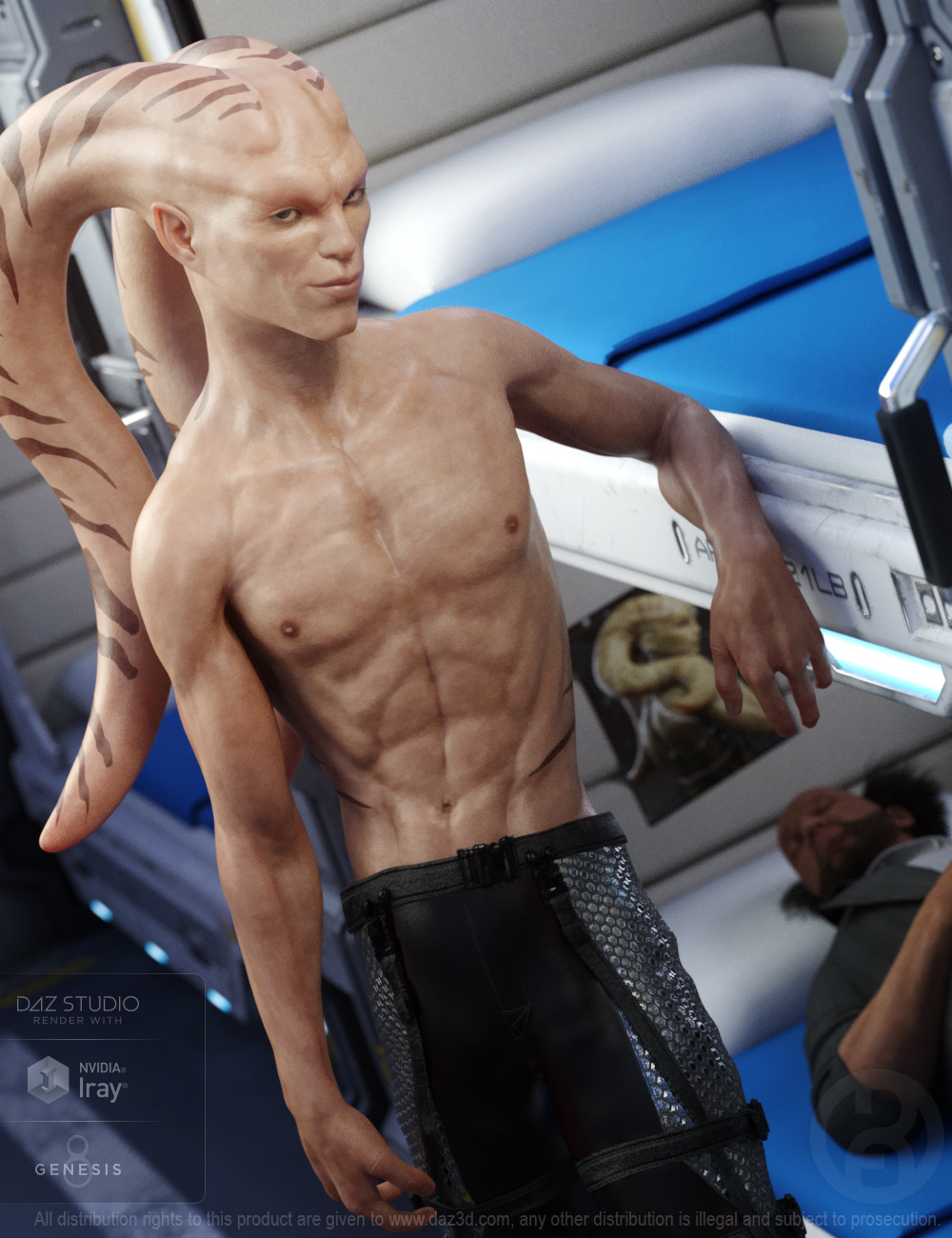 Lekkulian 2 for Genesis 8 Male by: RawArt, 3D Models by Daz 3D
