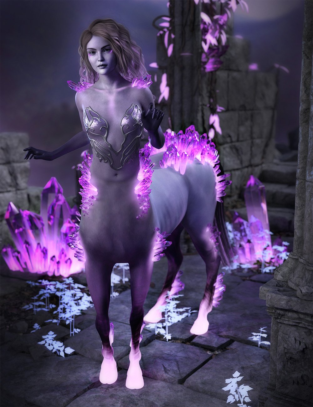 Eleia for Genesis 8 Female Centaur by: SR3, 3D Models by Daz 3D
