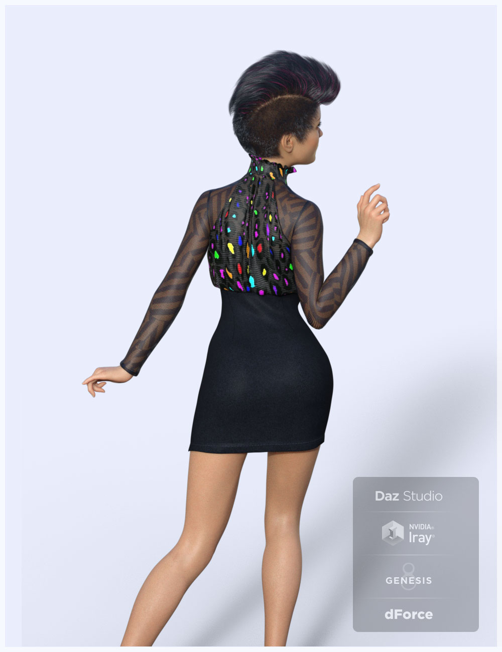 dForce Halter Mini Dress for Genesis 8 Female(s) dForce Halter Mini Dress for Genesis 8 Female(s) by: Cute3D, 3D Models by Daz 3D