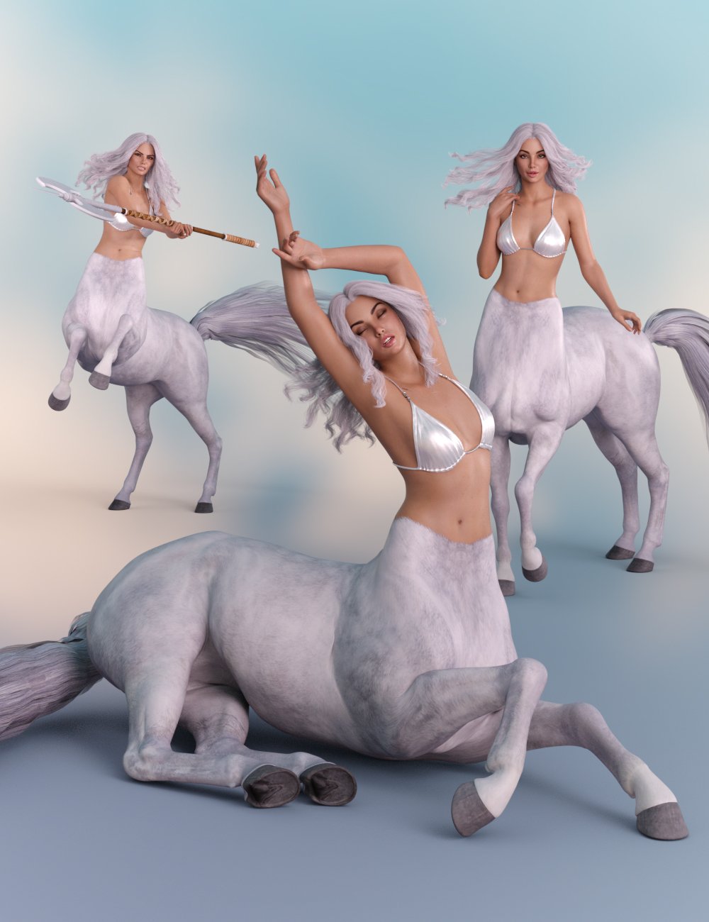 Elegant Poses for Genesis 8 Female Centaur by: lunchlady, 3D Models by Daz 3D