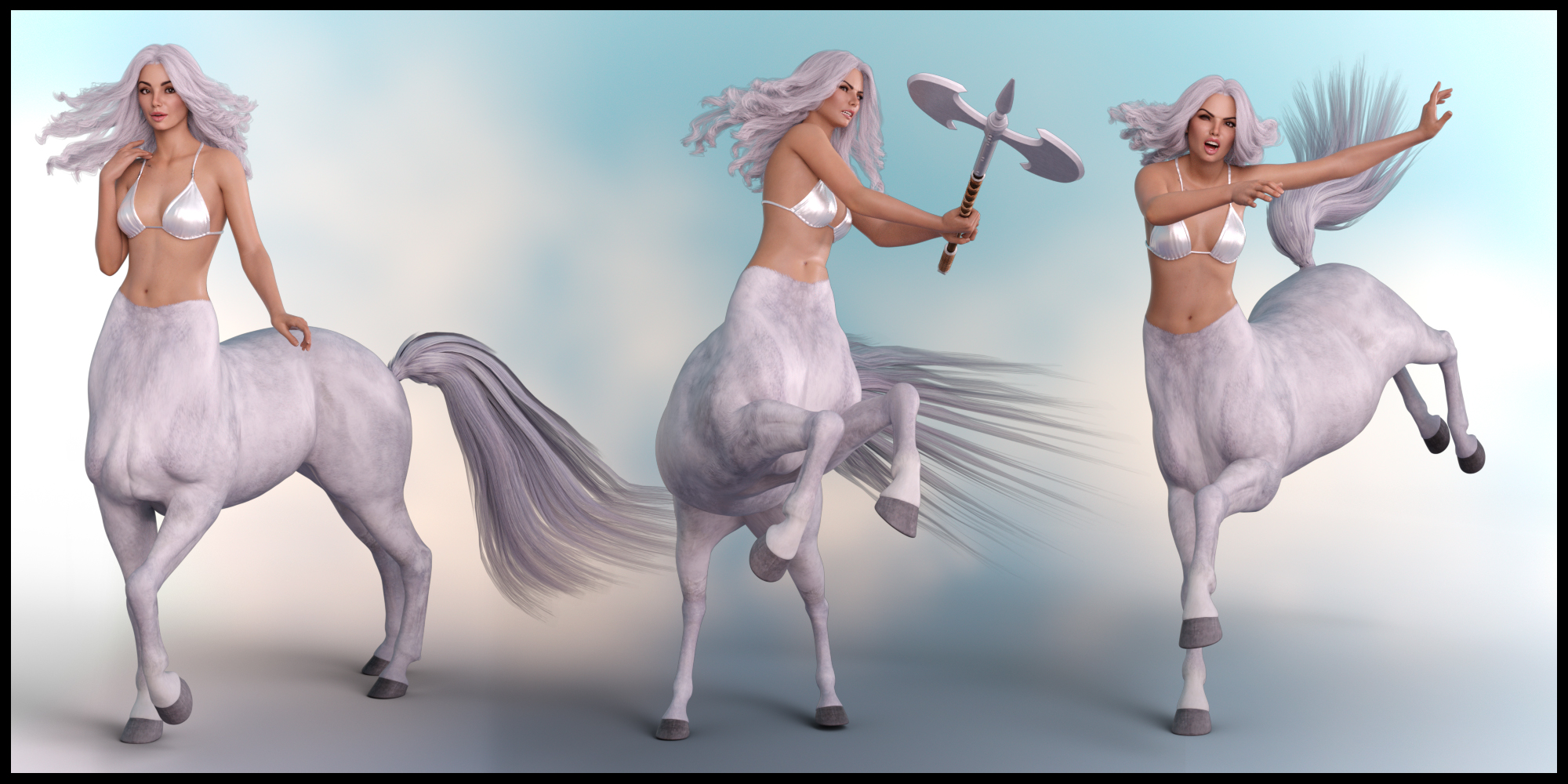Elegant Poses for Genesis 8 Female Centaur