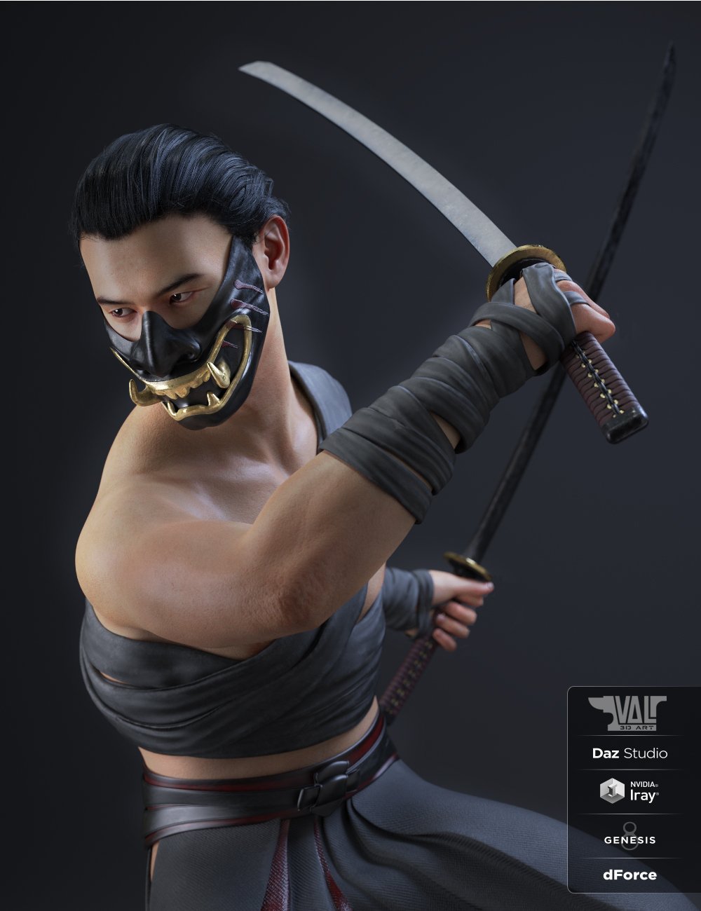 dForce Senshi Outfit for Genesis 8 Male(s) dForce Senshi Outfit for Genesis 8 Male(s) by: Val3dart, 3D Models by Daz 3D