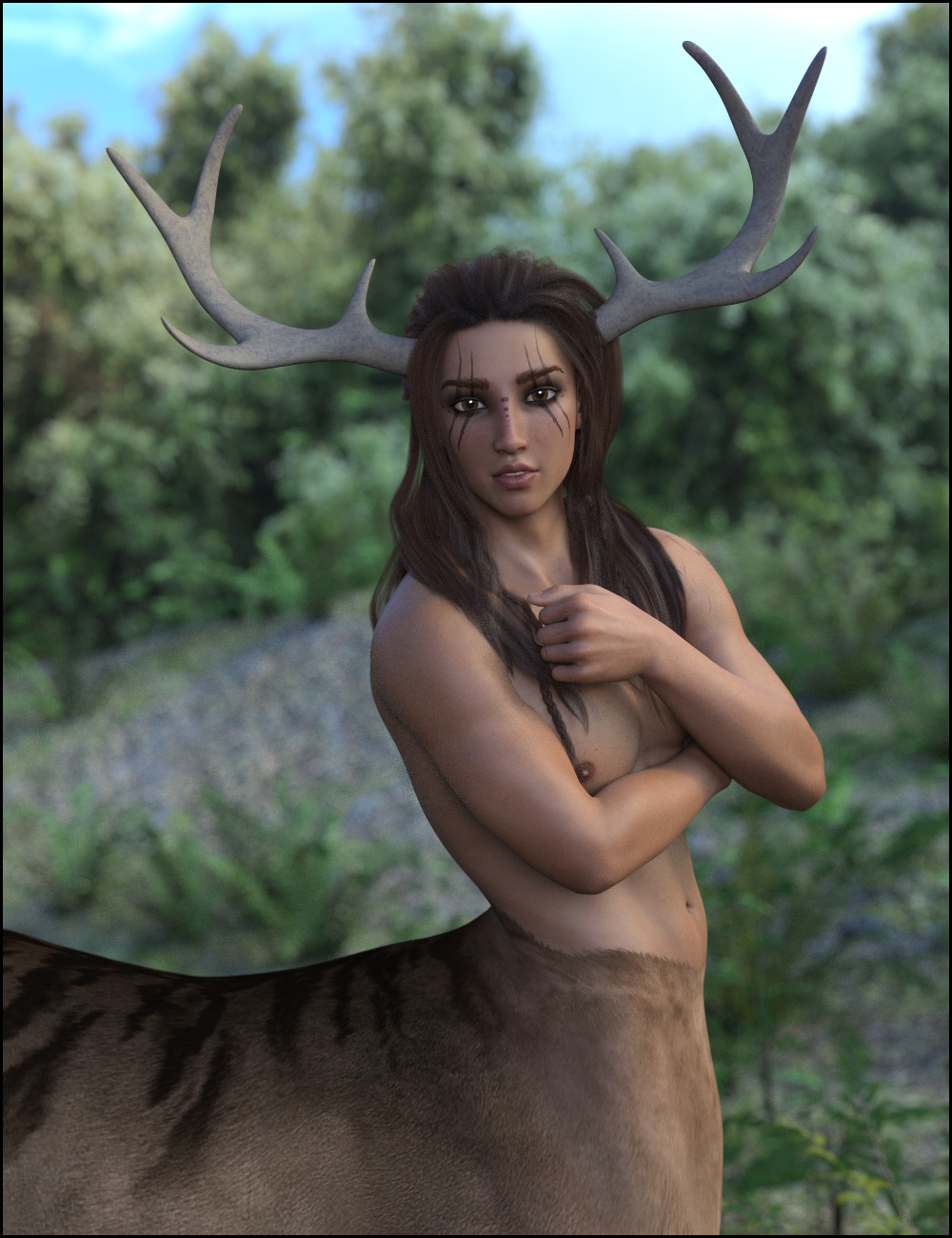 Ashwyn for Genesis 8 Male Centaur by: DemonicaEviliusJessaii, 3D Models by Daz 3D