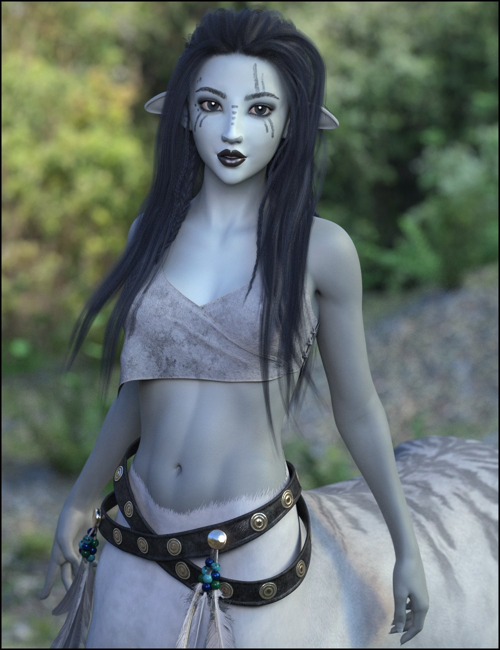 Oaklyn for Genesis 8 Female Centaur by: DemonicaEviliusJessaii, 3D Models by Daz 3D