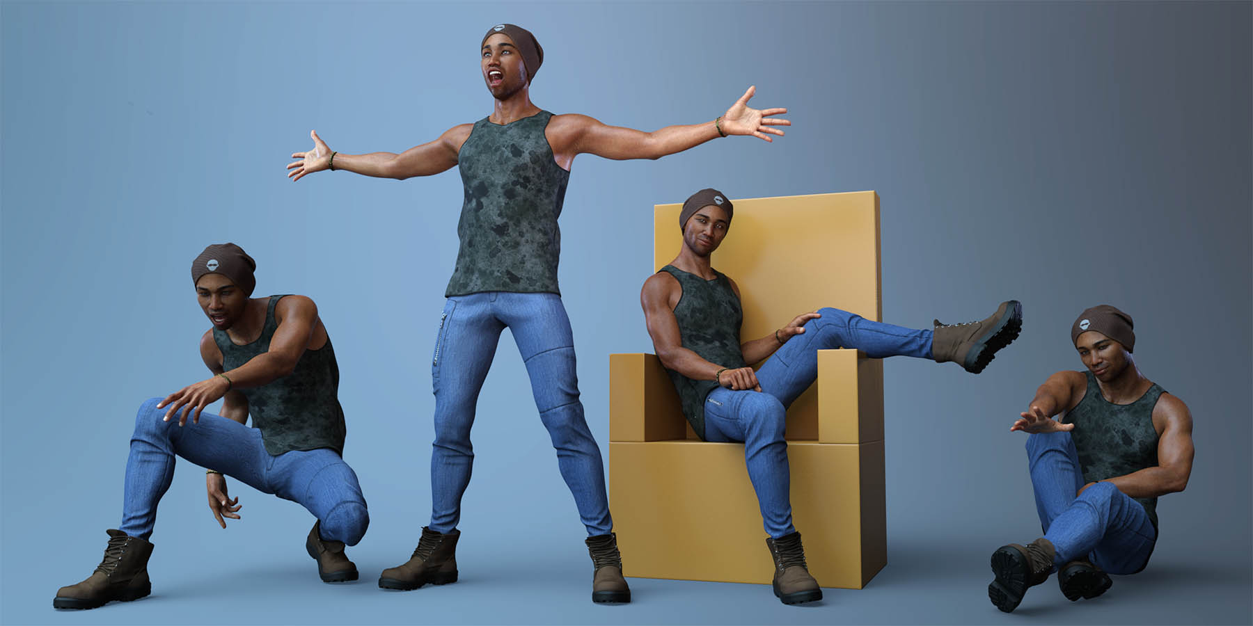 CDI Poses and Expressions for Silas 8 and Genesis 8 Male CDI Poses and Expressions for Silas 8 and Genesis 8 Male by: Capsces Digital Ink, 3D Models by Daz 3D