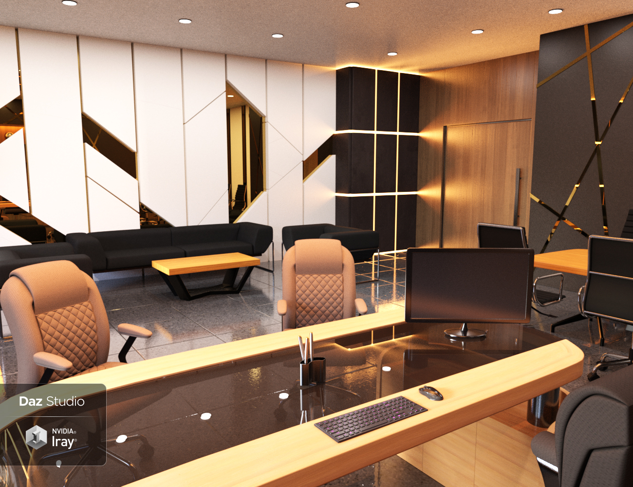Private Office by: Charlie, 3D Models by Daz 3D