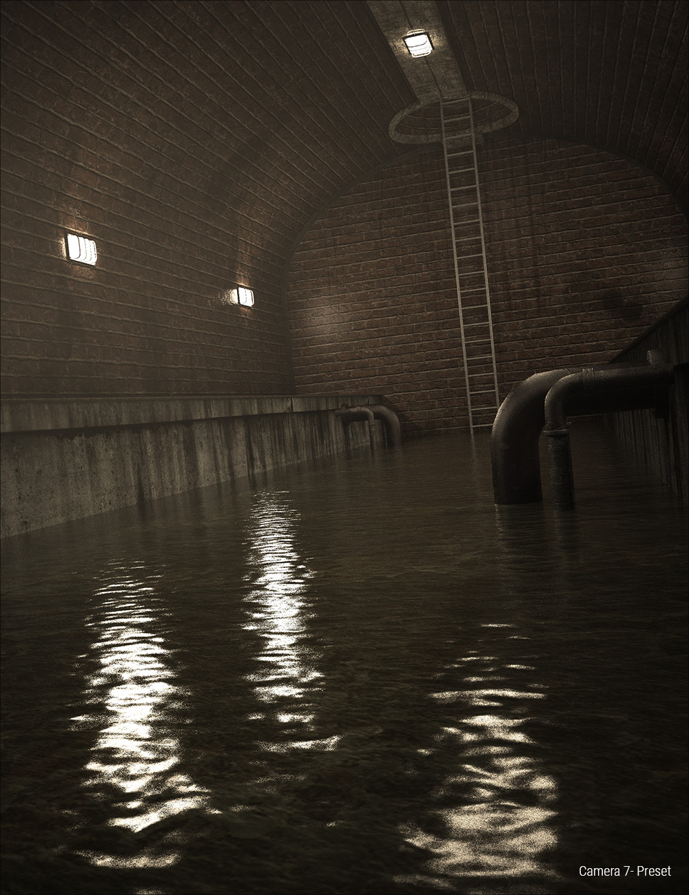 The Murky Sewer The Murky Sewer by: , 3D Models by Daz 3D