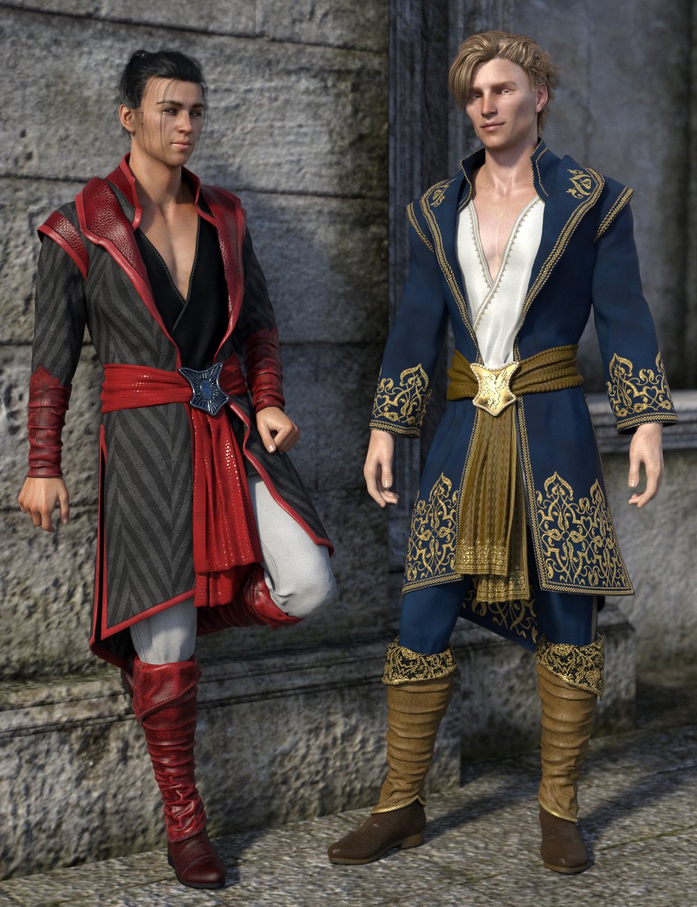 dForce Royal Fantasy Outfit Textures by: esha, 3D Models by Daz 3D