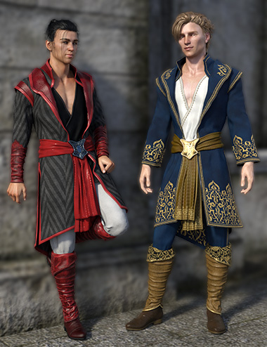 dForce Royal Fantasy Outfit Textures | Daz 3D