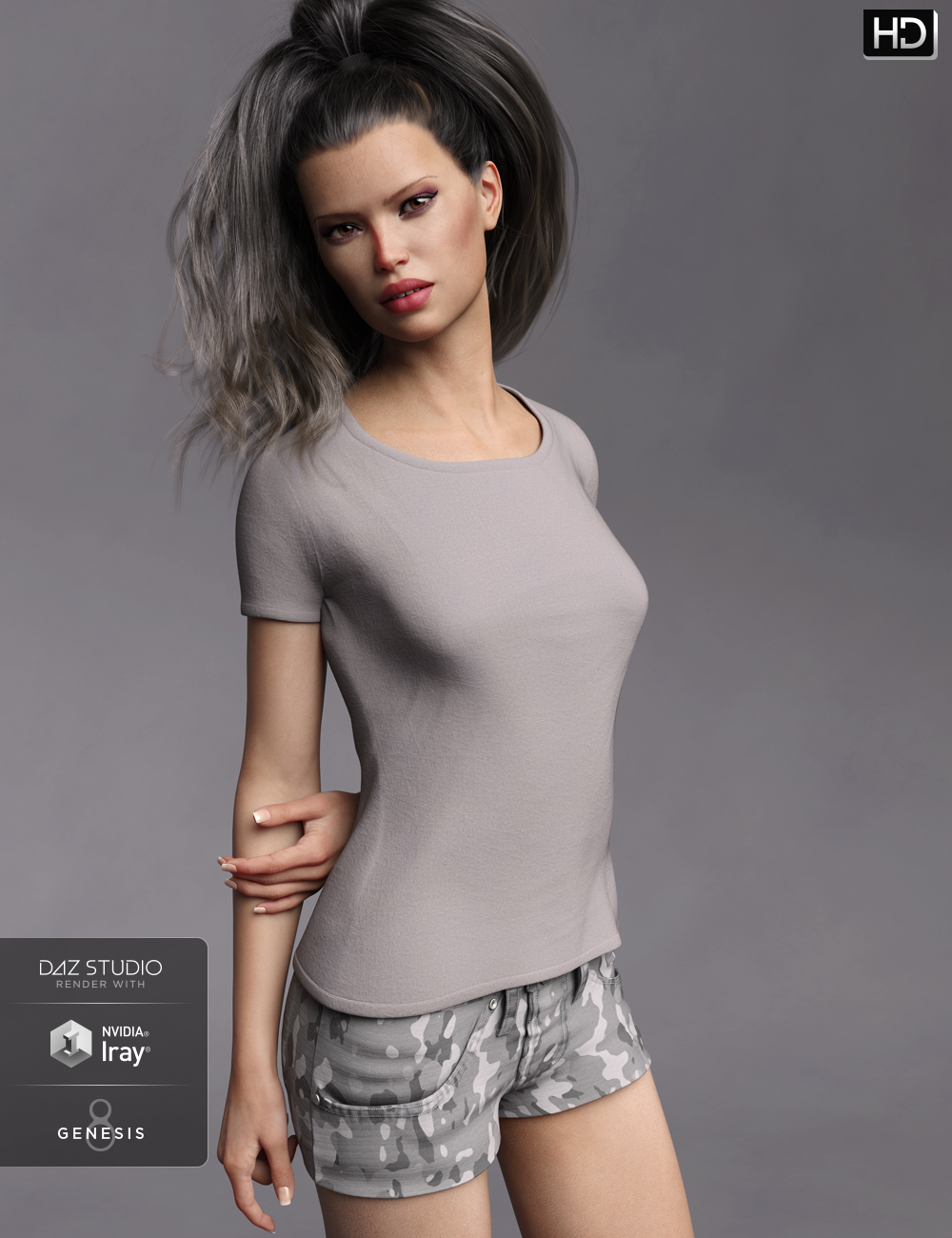 Allinah HD for Teen Raven 8 by: Emrys, 3D Models by Daz 3D