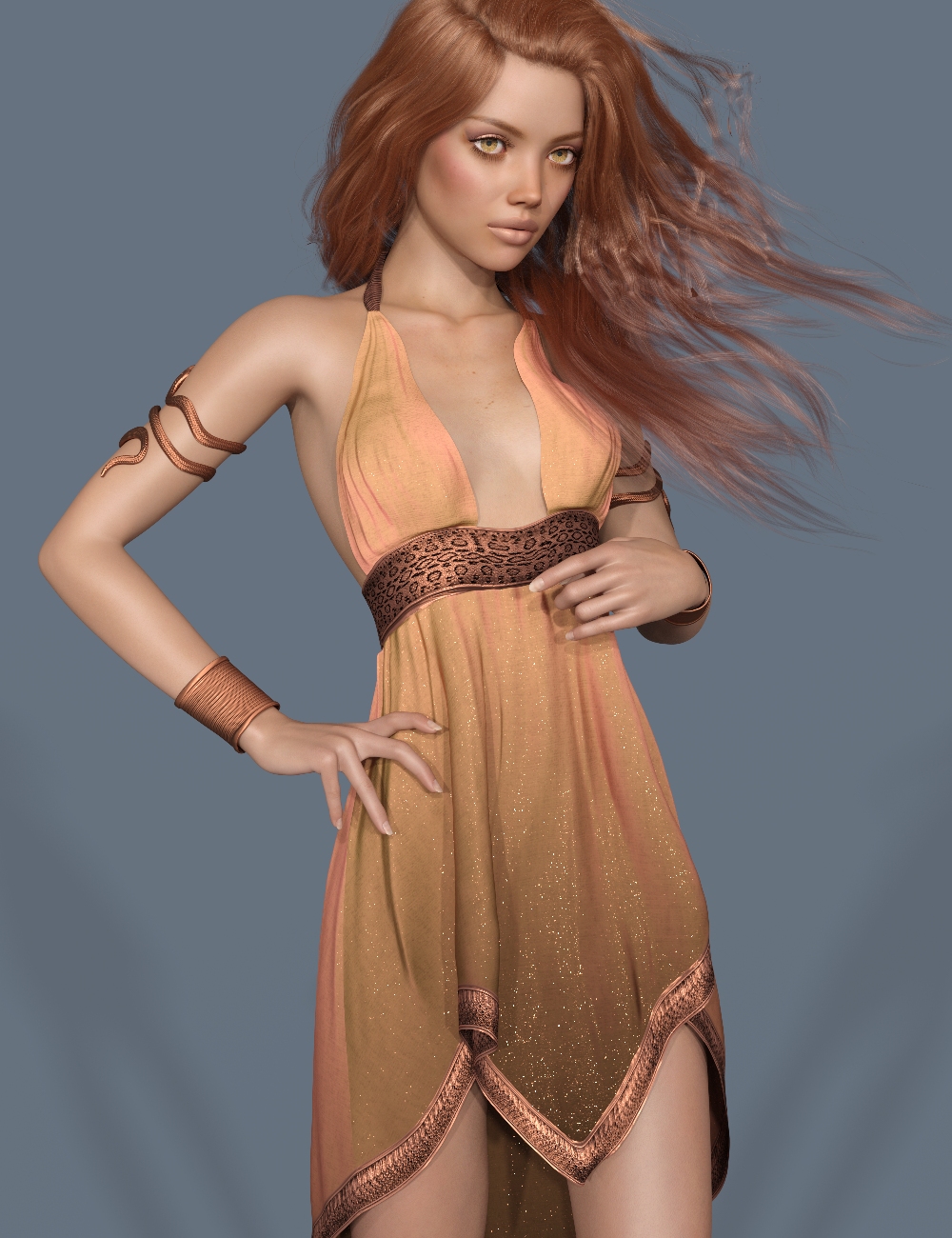 Tanith Character with Outfit Textures for Genesis 8 Female by: Handspan Studios, 3D Models by Daz 3D
