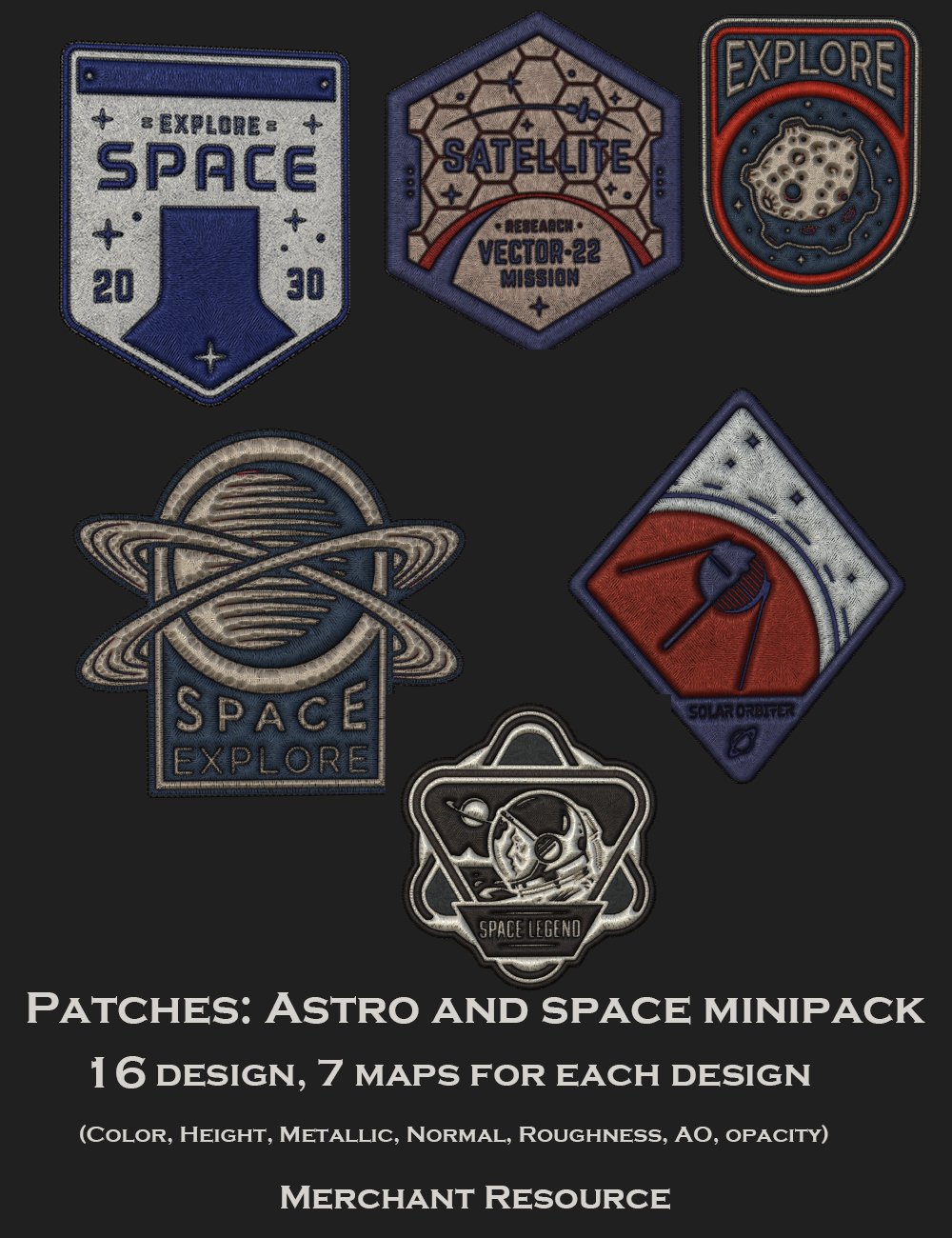 Astro and Military Patch Merchant Resource Astro and Military Patch Merchant Resource by: Moonscape GraphicsSade, 3D Models by Daz 3D