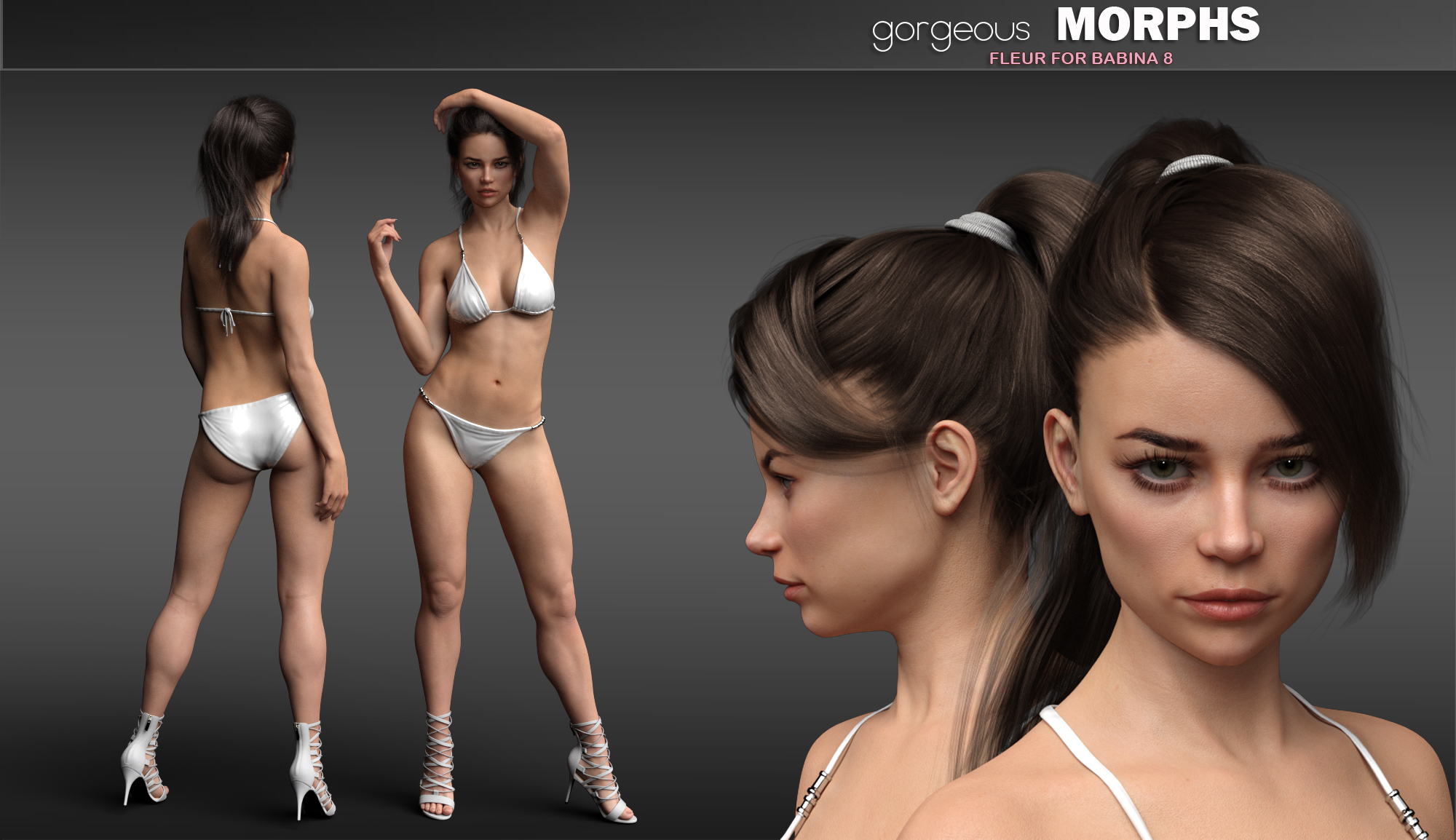 Gorgeous Morphs for Babina 8 by: P3Design, 3D Models by Daz 3D