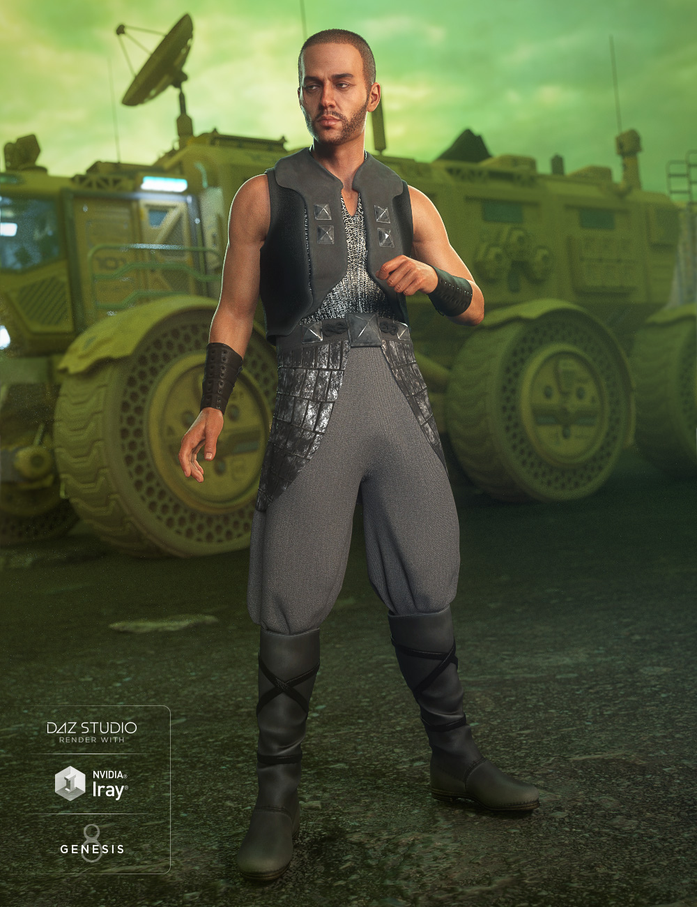 dForce Desert Raider Outfit Textures by: Anna Benjamin, 3D Models by Daz 3D